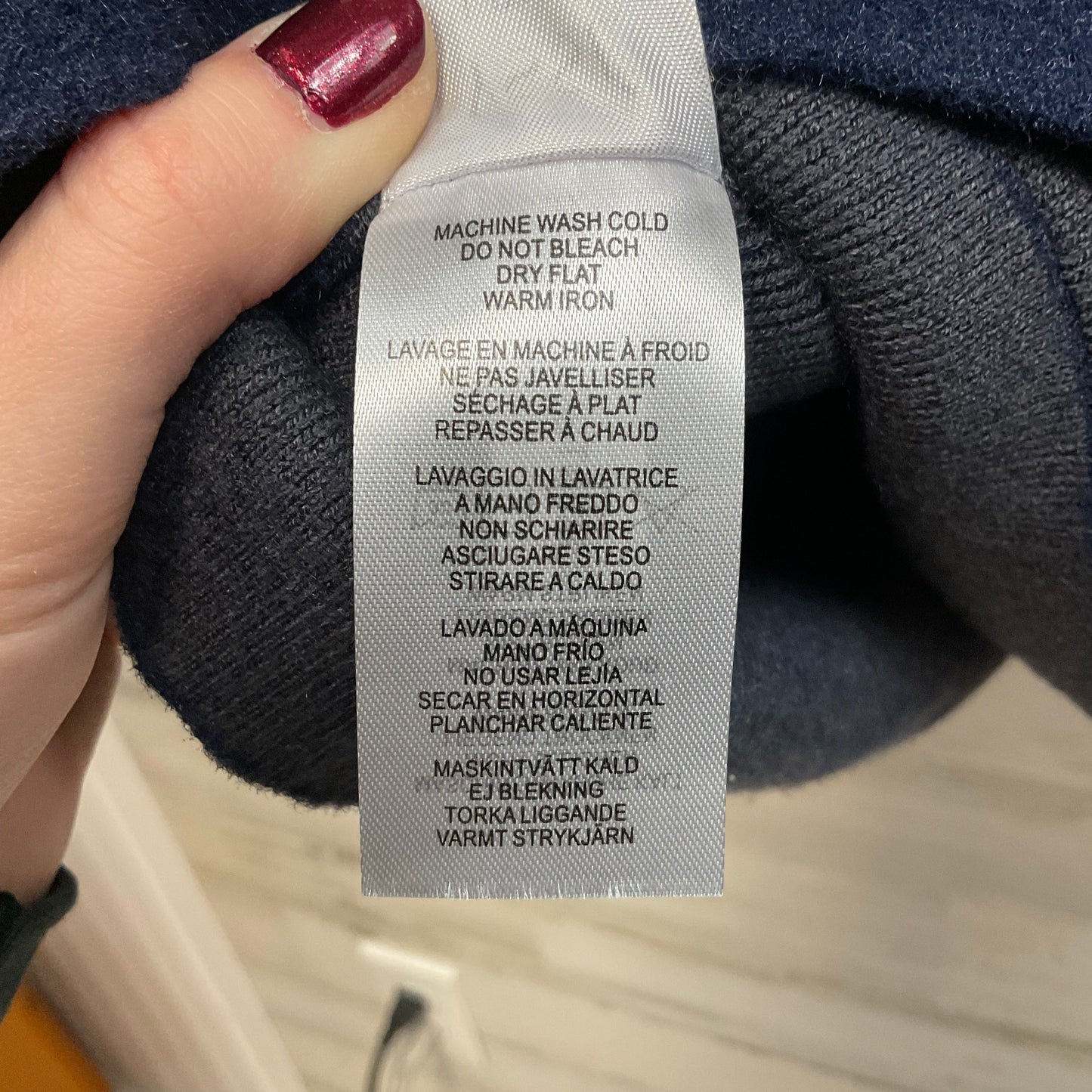 Sweater Cardigan By Lysse In Blue, Size: L