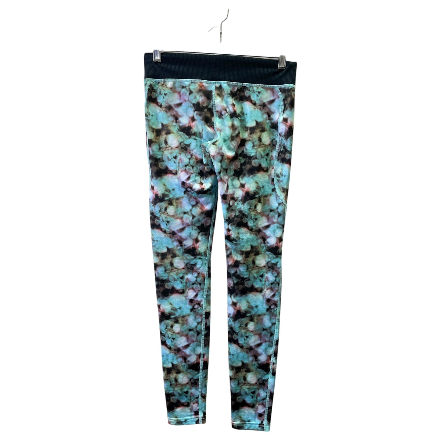 Athletic Leggings By Under Armour In Teal, Size:Xs