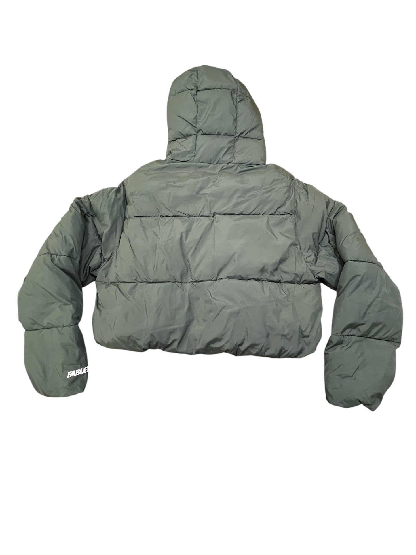 Jacket Puffer & Quilted By Fabletics In Green, Size:M