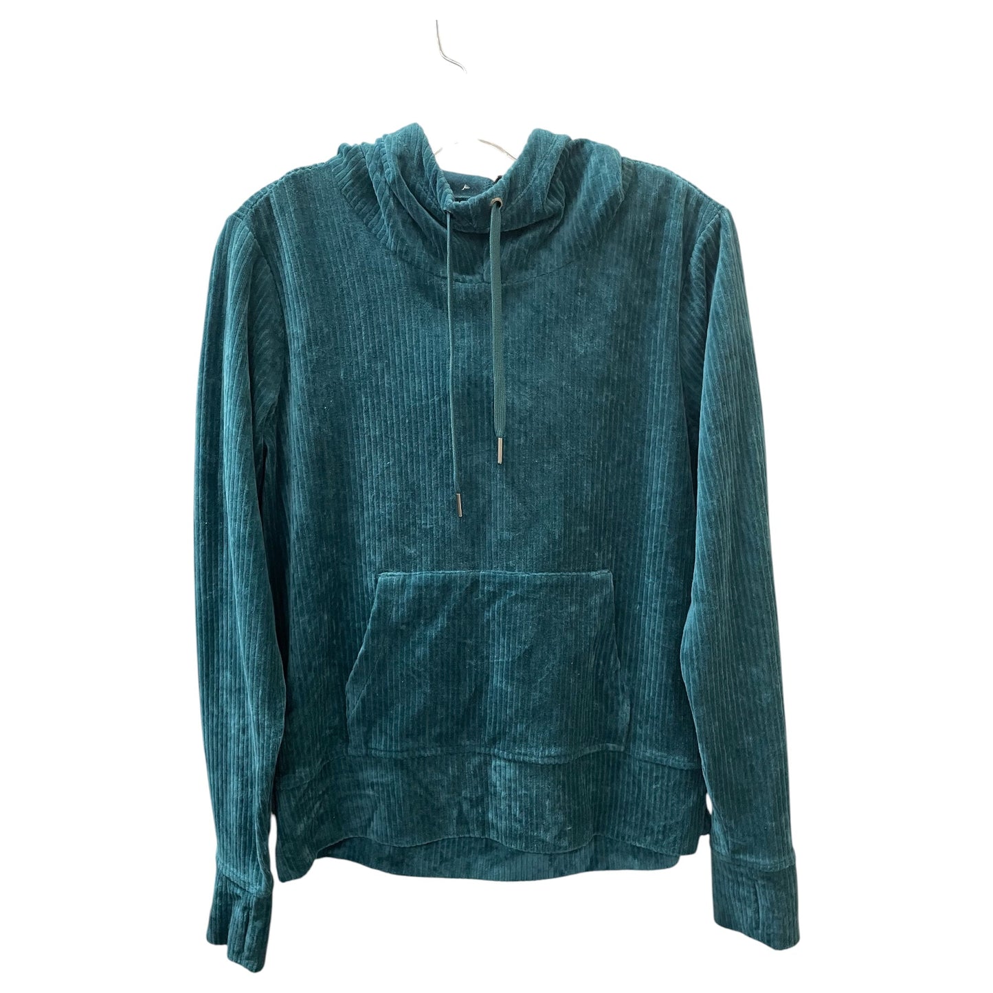 Athletic Sweatshirt Hoodie By Gaiam In Green, Size:Xs