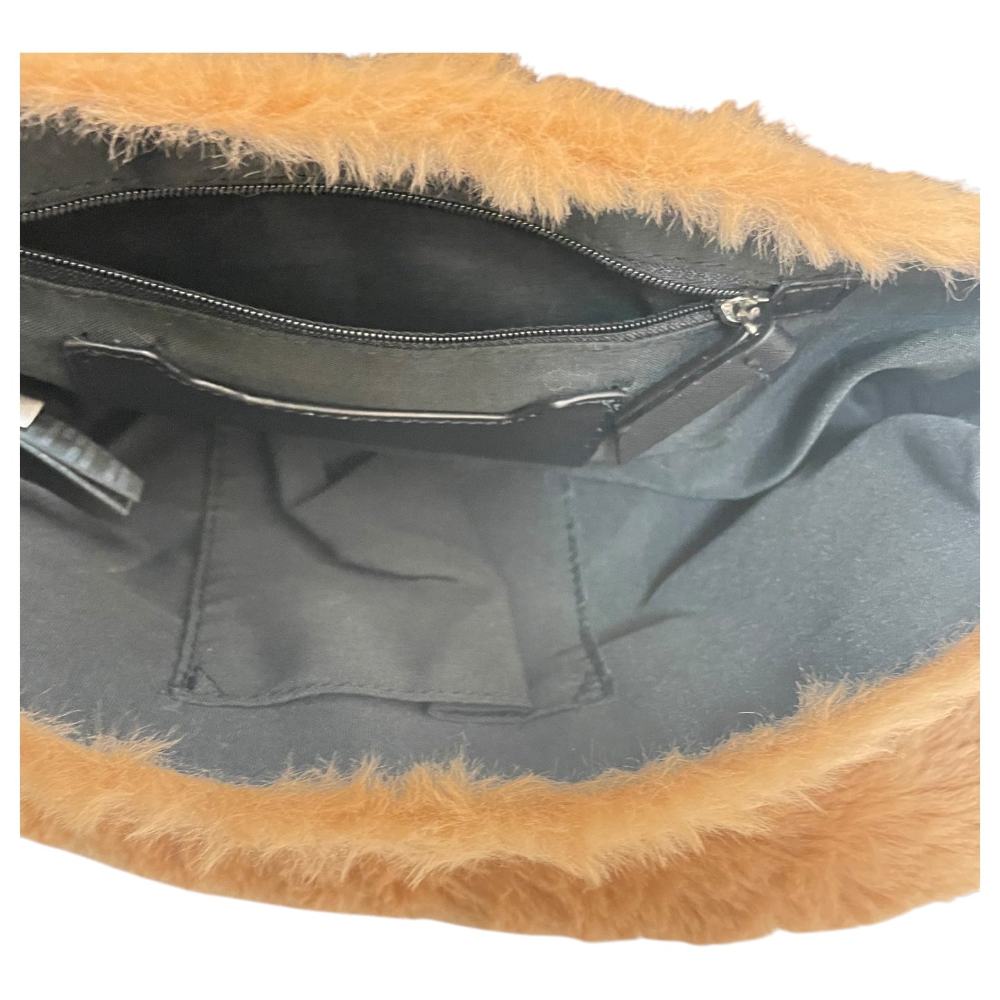 Handbag By Topshop In Brown, Size:Small