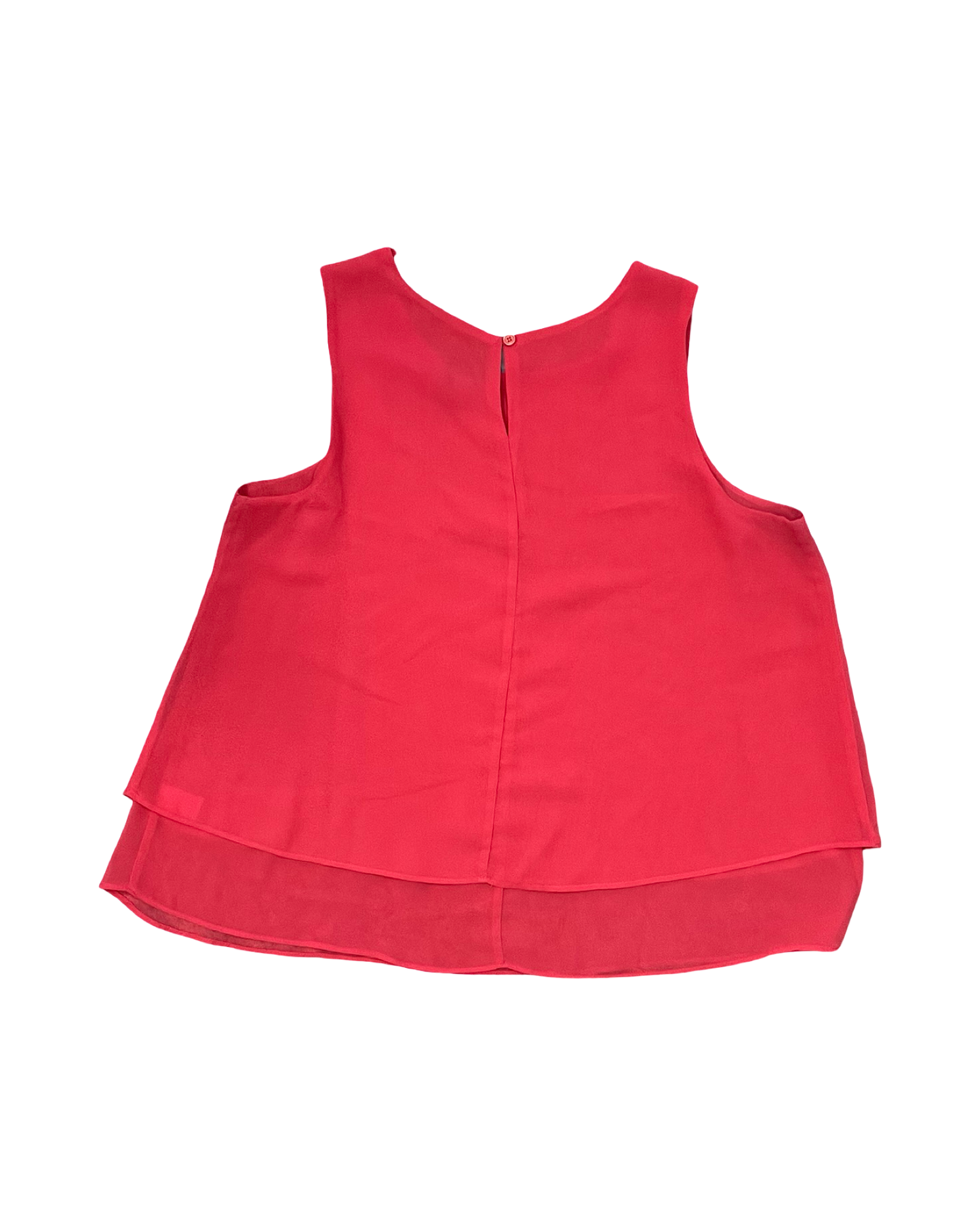 Top Sleeveless By Como Vintage In Red, Size:M