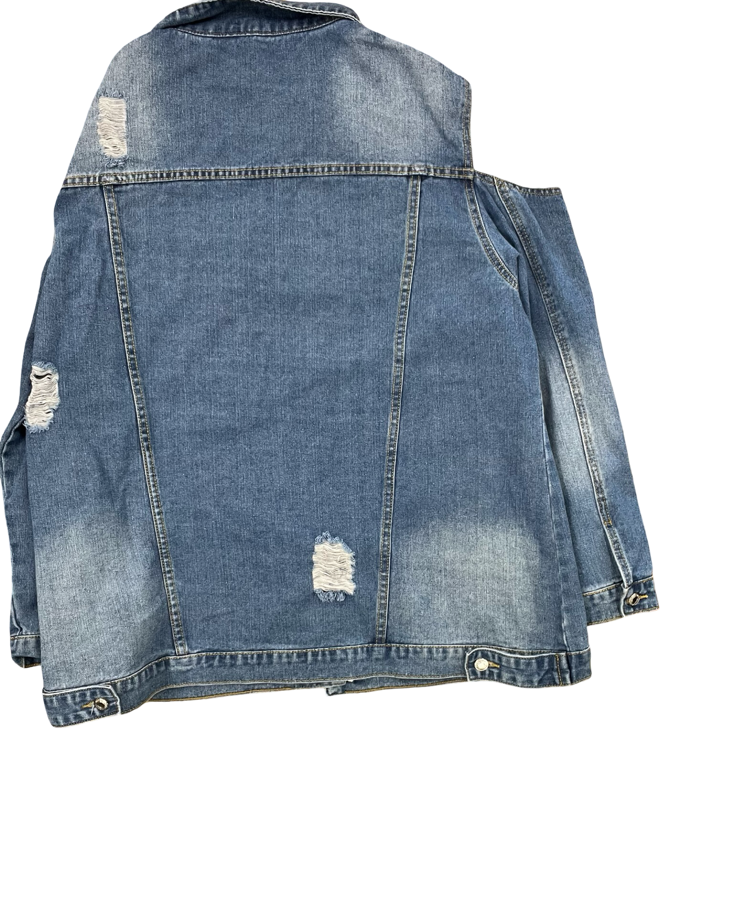 Jacket Denim By Shein In Blue, Size:3X