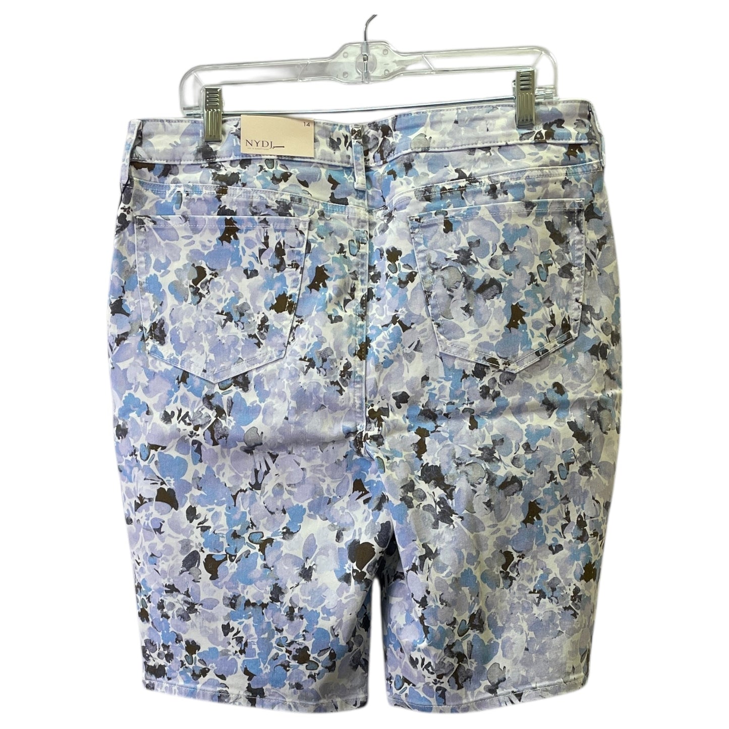 Shorts By Not Your Daughters Jeans In Purple & White, Size:14