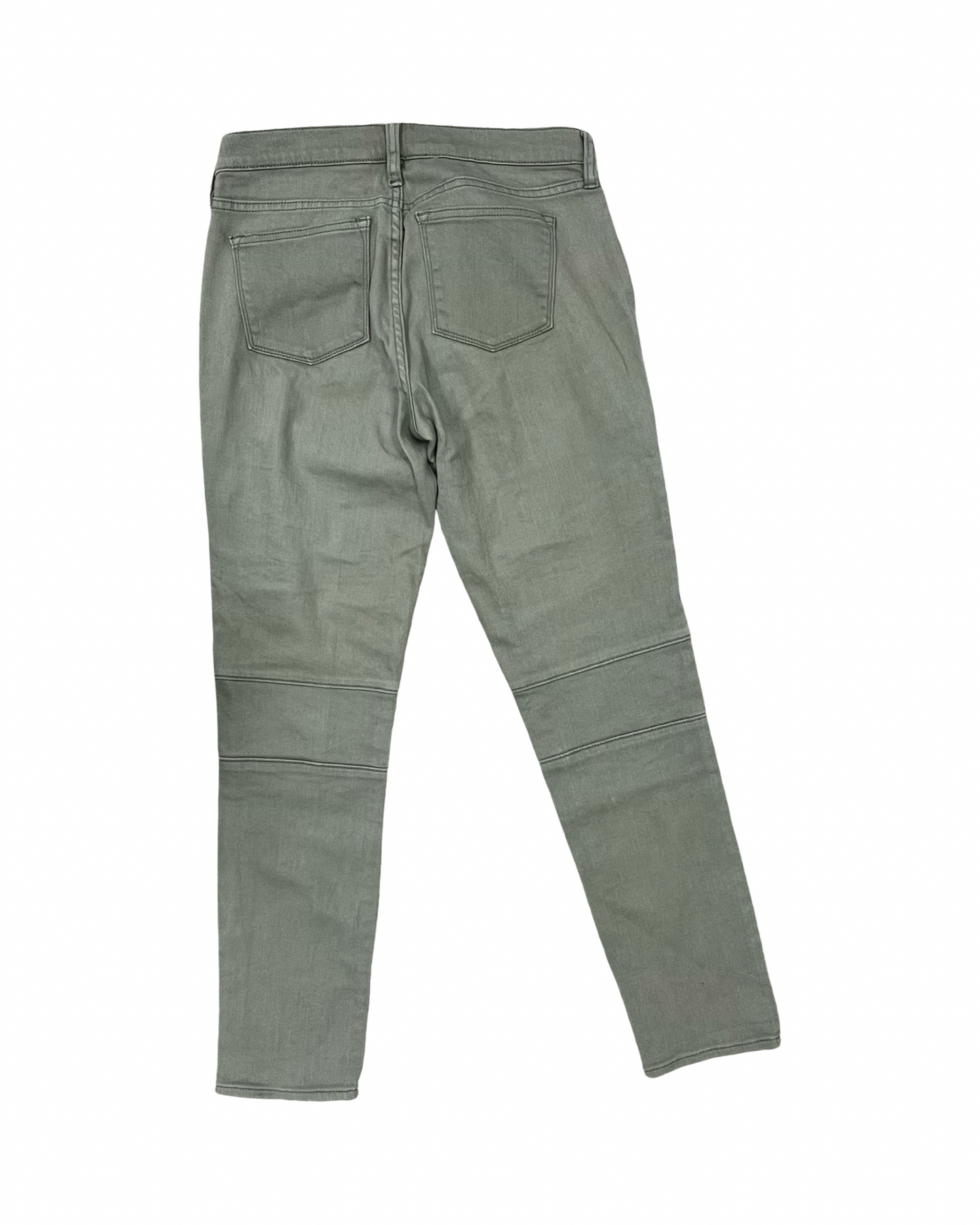 Jeans Skinny By J. Crew In Green Denim, Size:4