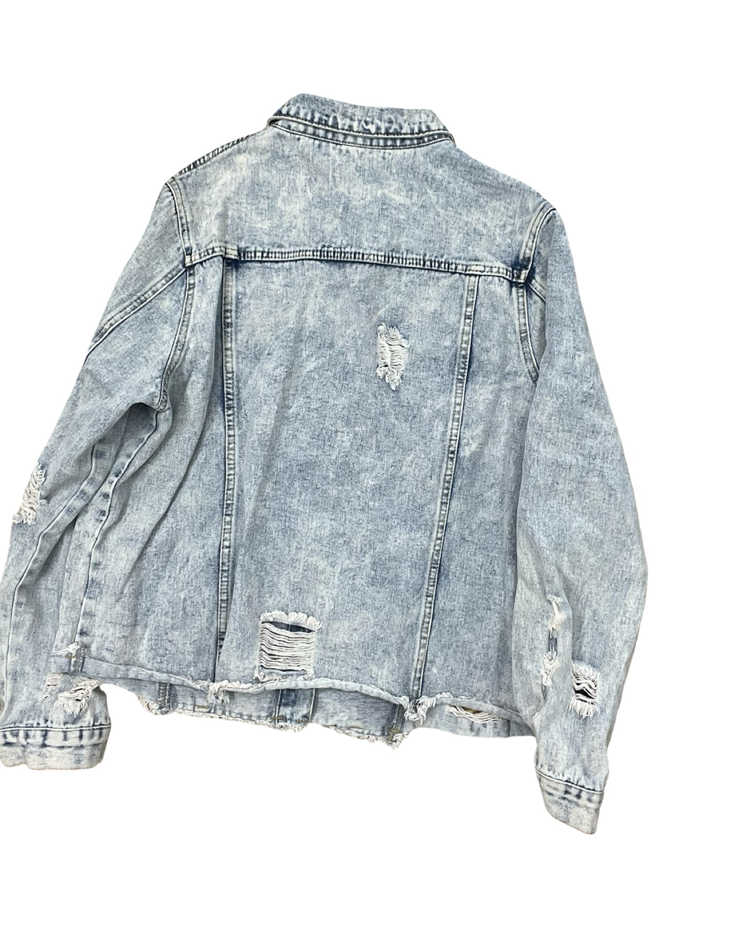 Jacket Denim By Clothes Mentor In Blue Denim, Size:Xl