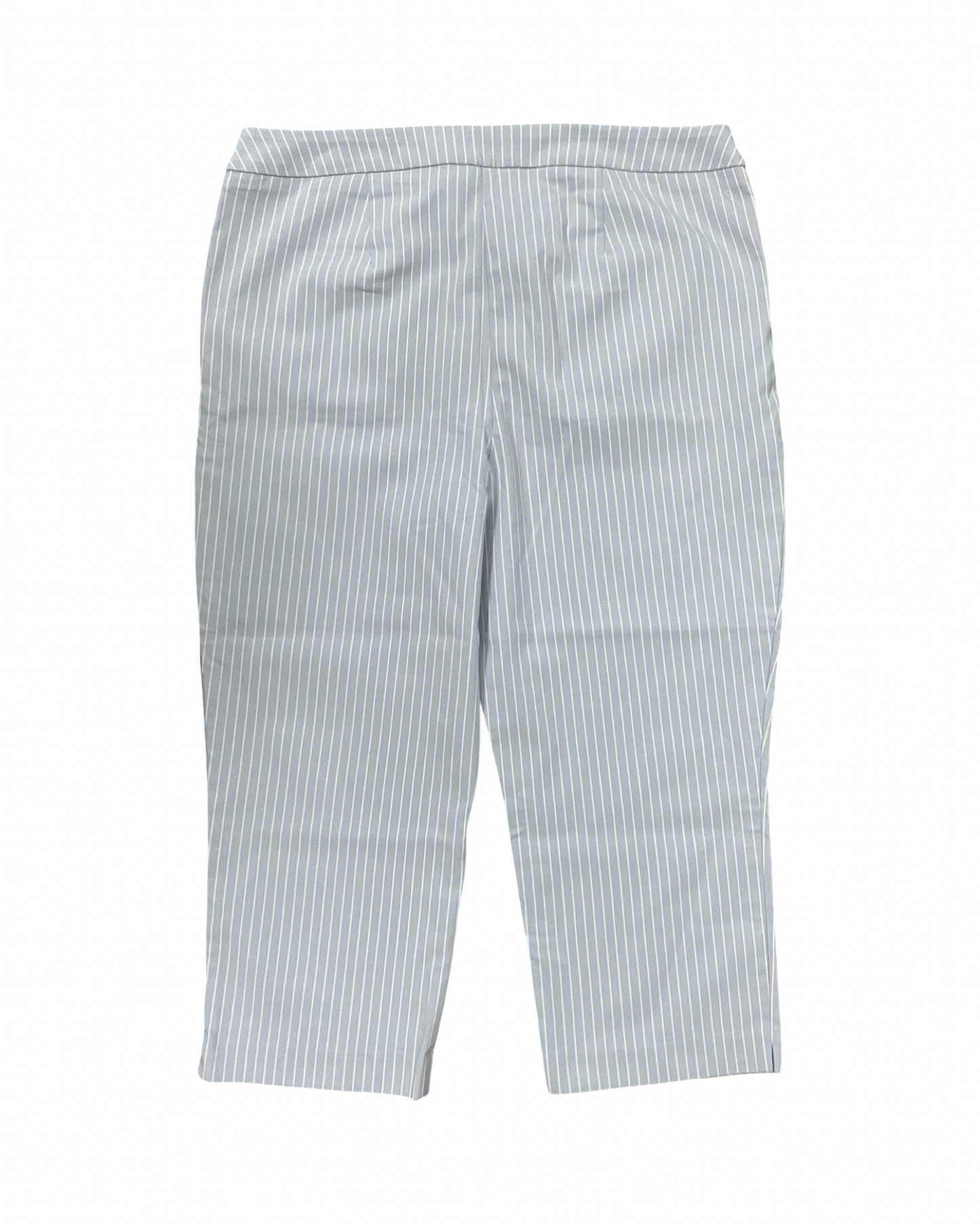 Pants Cropped By Chicos In Blue & White, Size:14