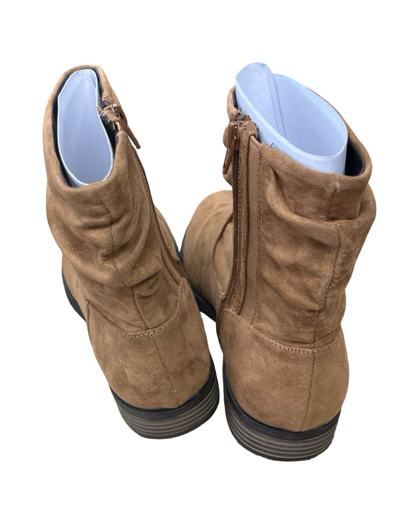 Boots Ankle Heels By Lane Bryant In Brown, Size:9