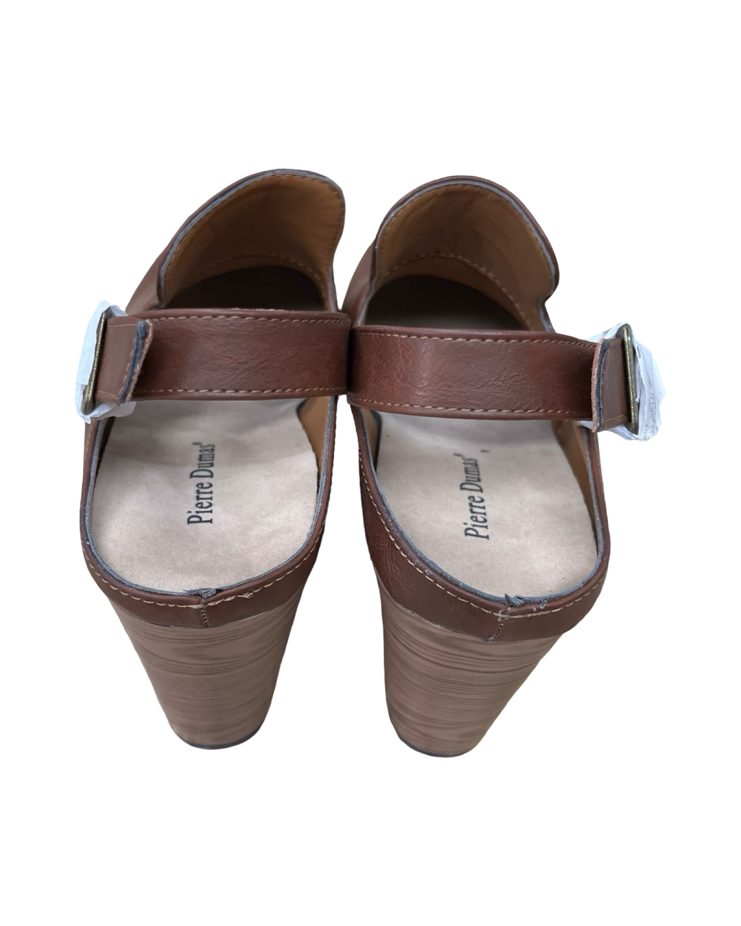 Shoes Heels Block By Pierre Dumas In Brown, Size:9