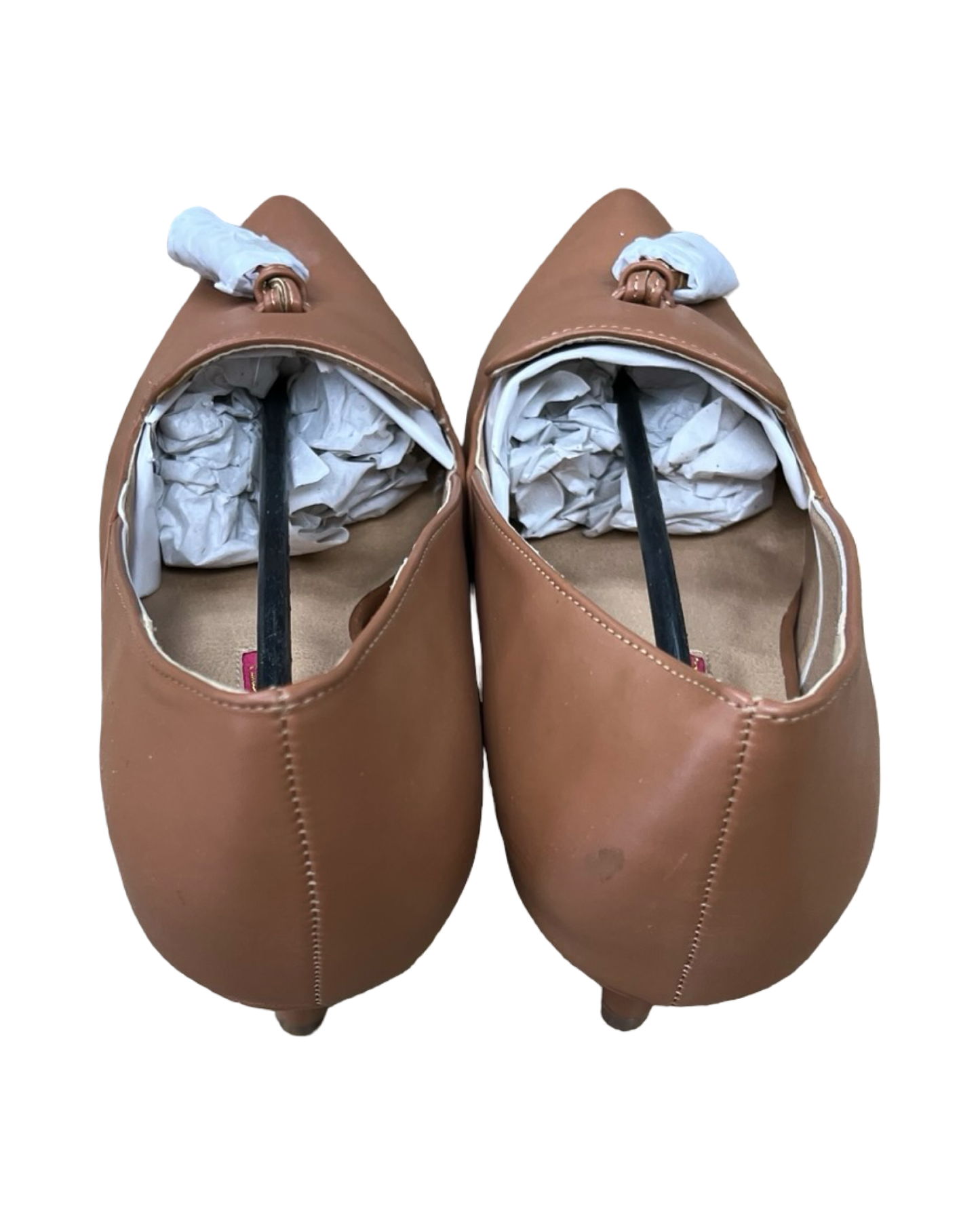 Shoes Heels Kitten By Clothes Mentor In Copper, Size:9