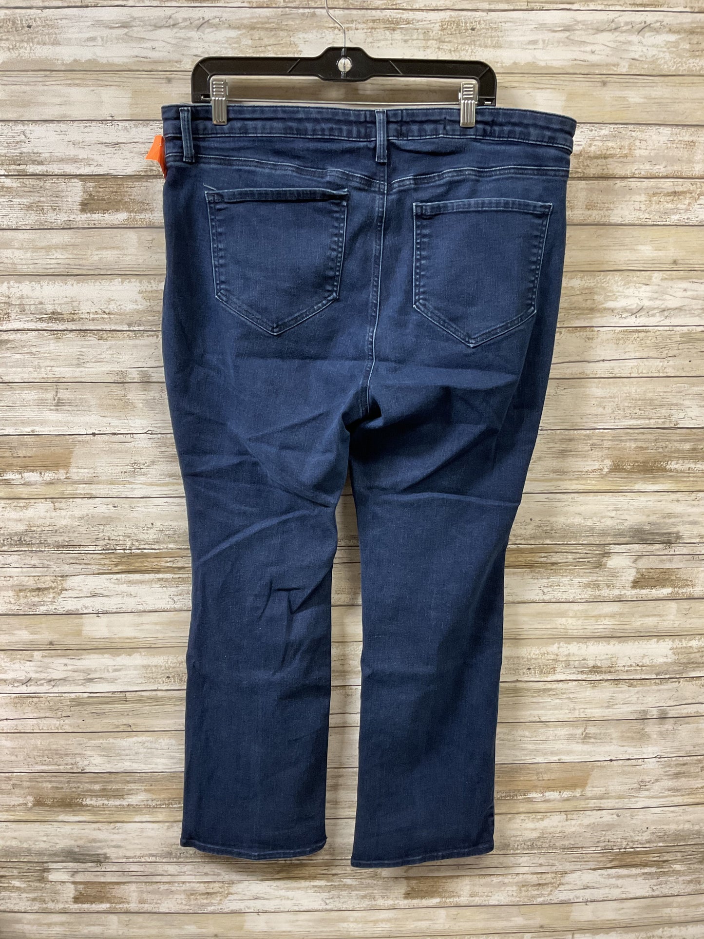 Jeans Boot Cut By Not Your Daughters Jeans In Blue Denim, Size:18