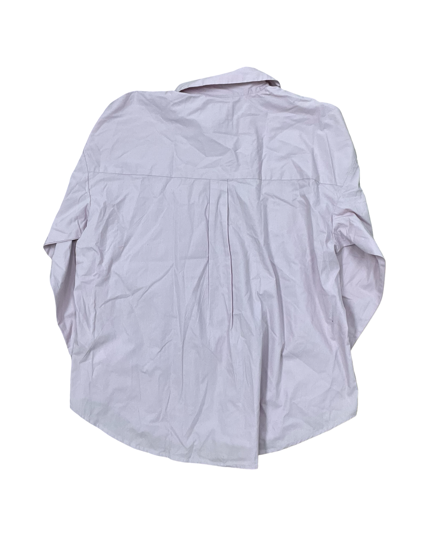 Blouse Ls By Abercrombie And Fitch In Pink, Size:L