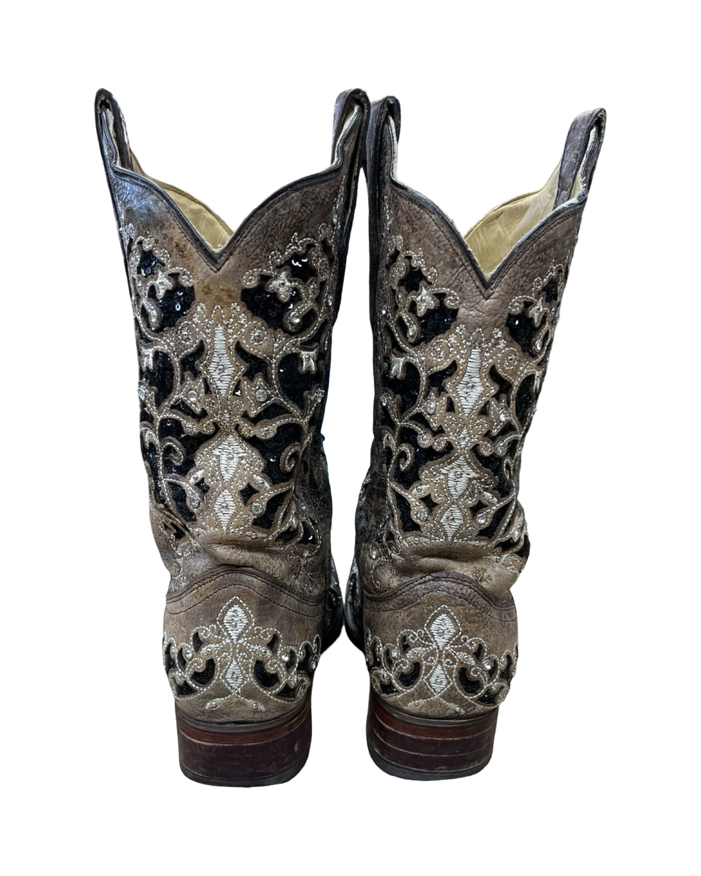 Boots Western By Corral In Brown, Size:11