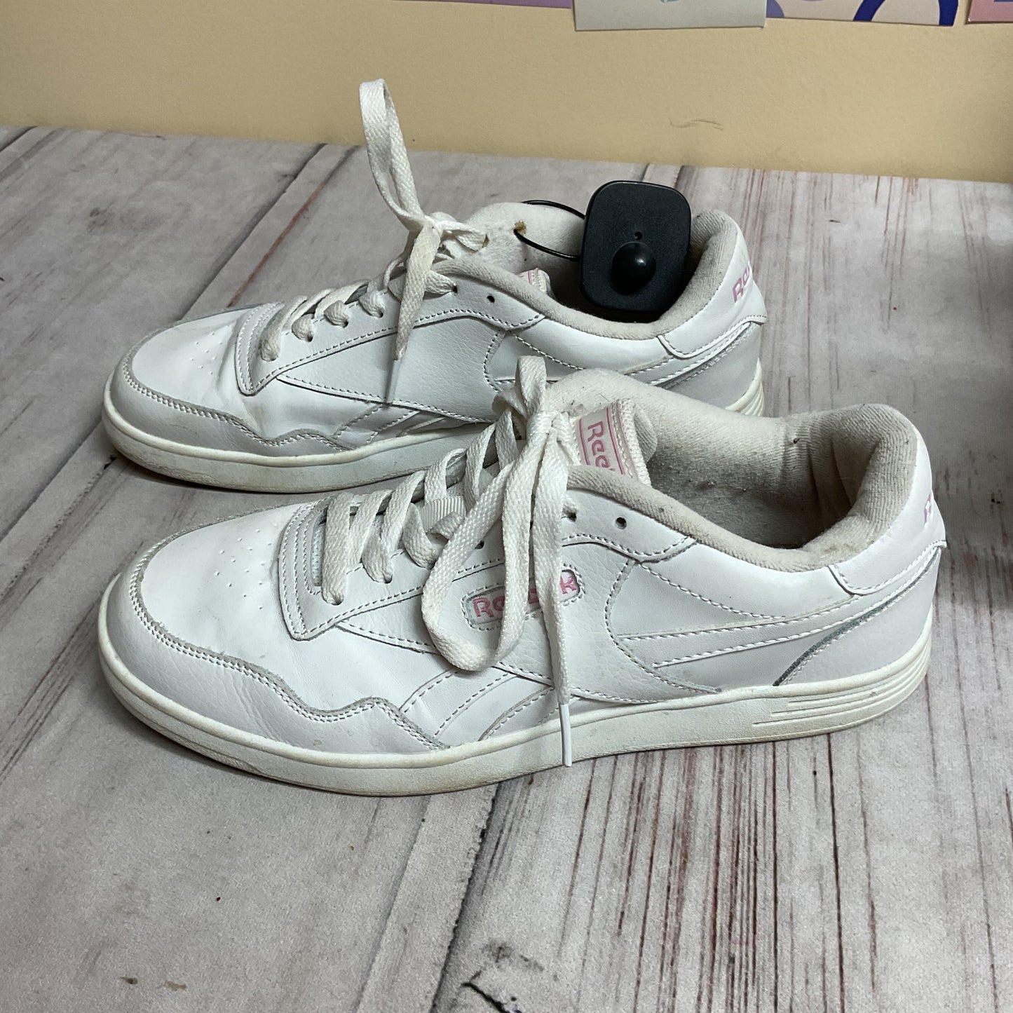 Shoes Athletic By Reebok In Pink & White, Size:8