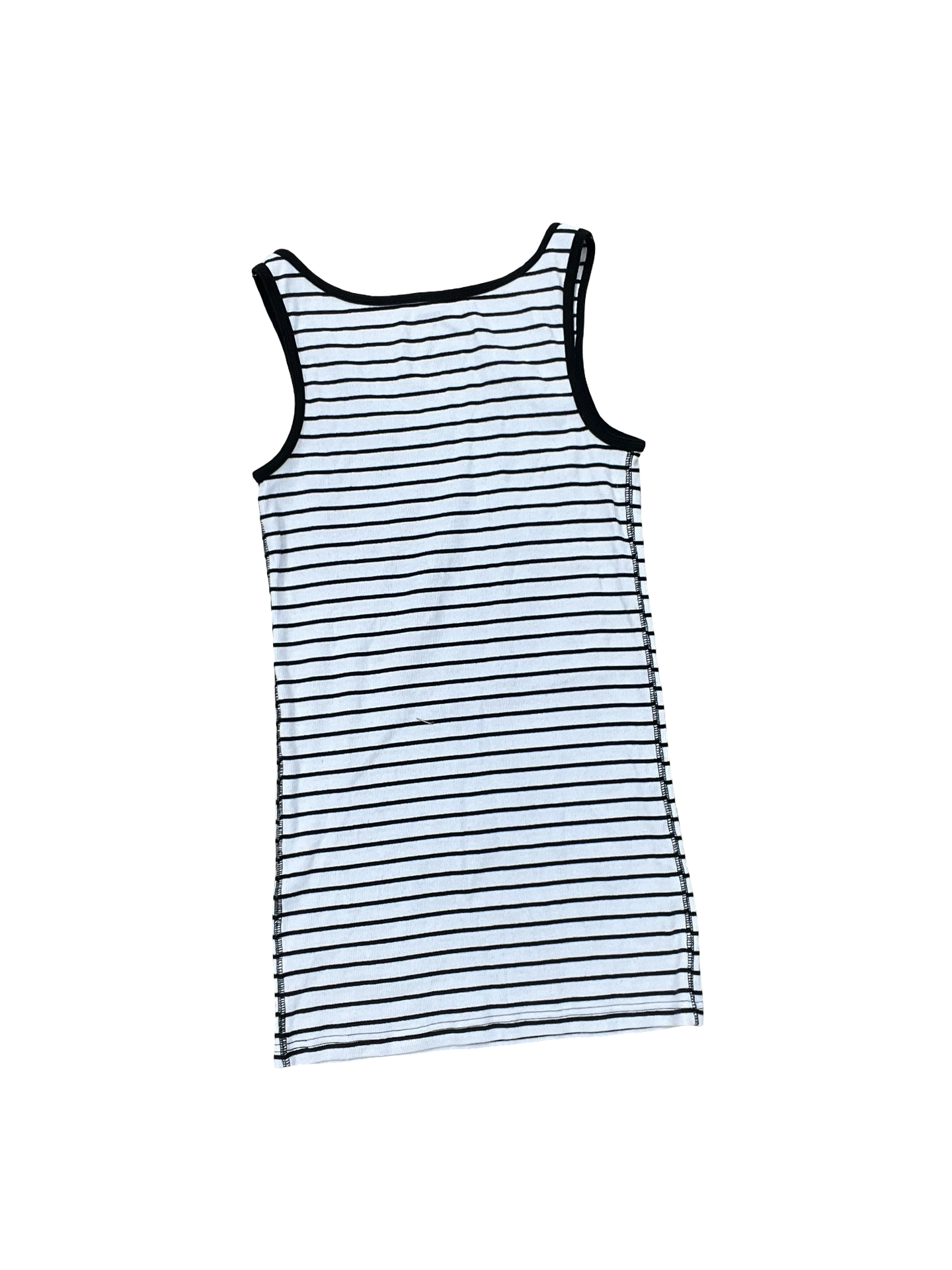 Tank Top By Time And Tru In Black & White, Size:L
