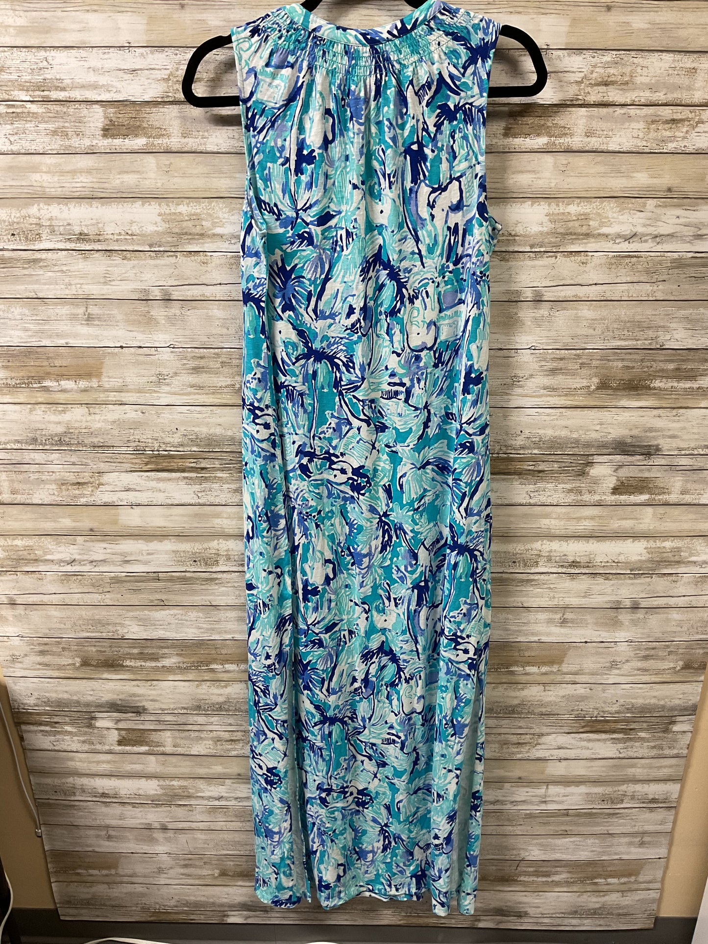 Dress Designer By Lilly Pulitzer In Blue & White, Size:M