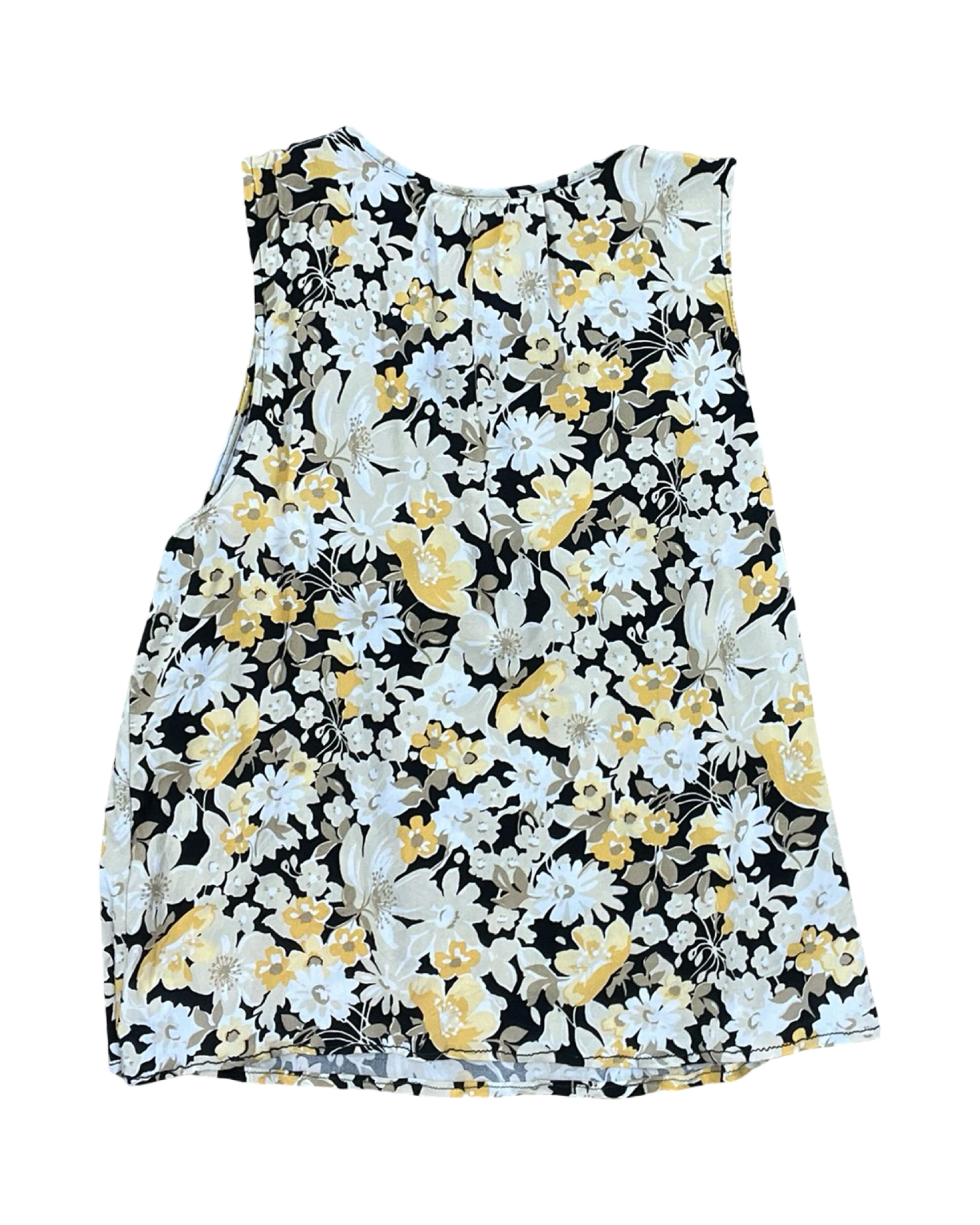 Top Sleeveless By Croft And Barrow In Tan, Size:M