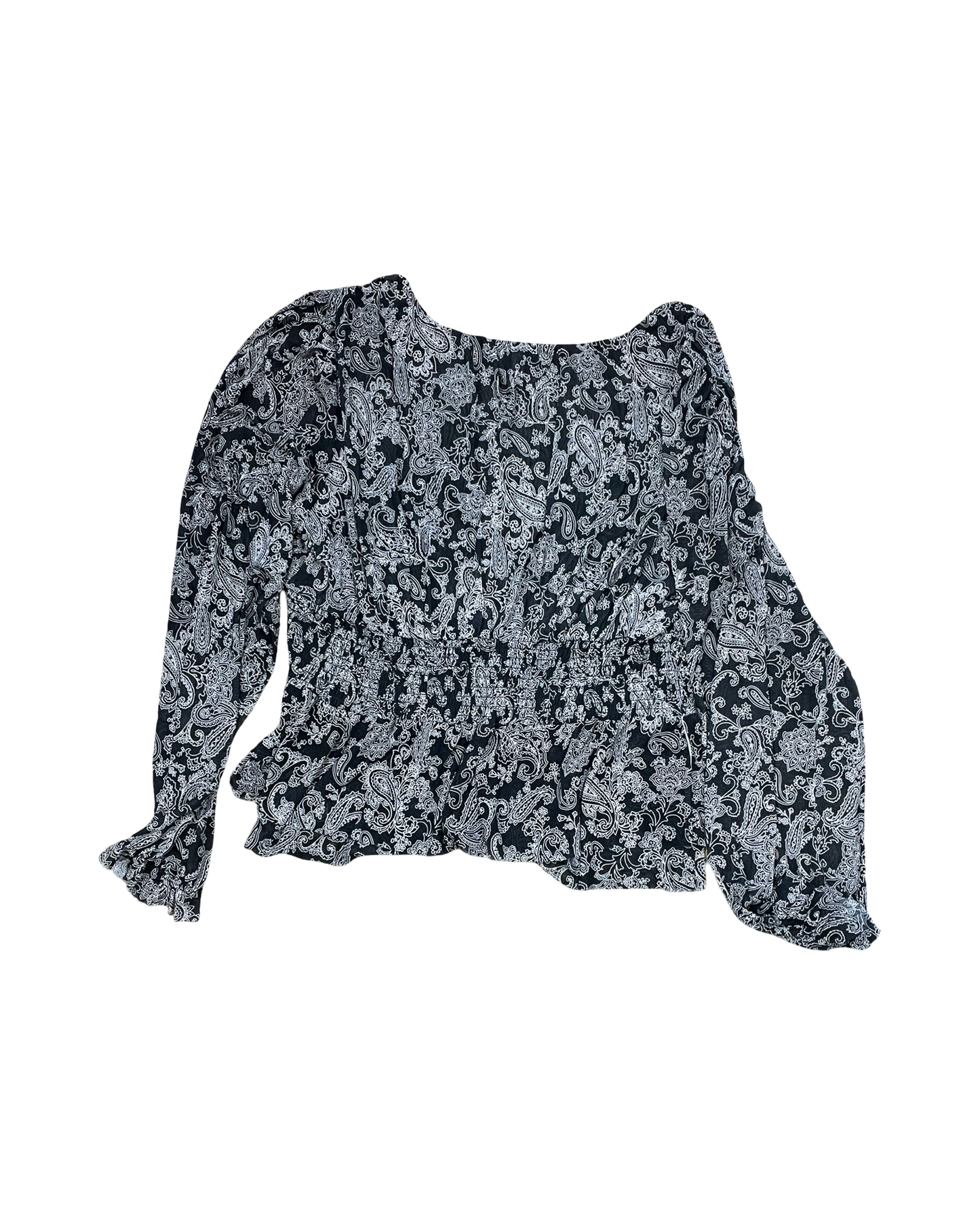 Top Ls By Dr2 In Black & Cream, Size:L
