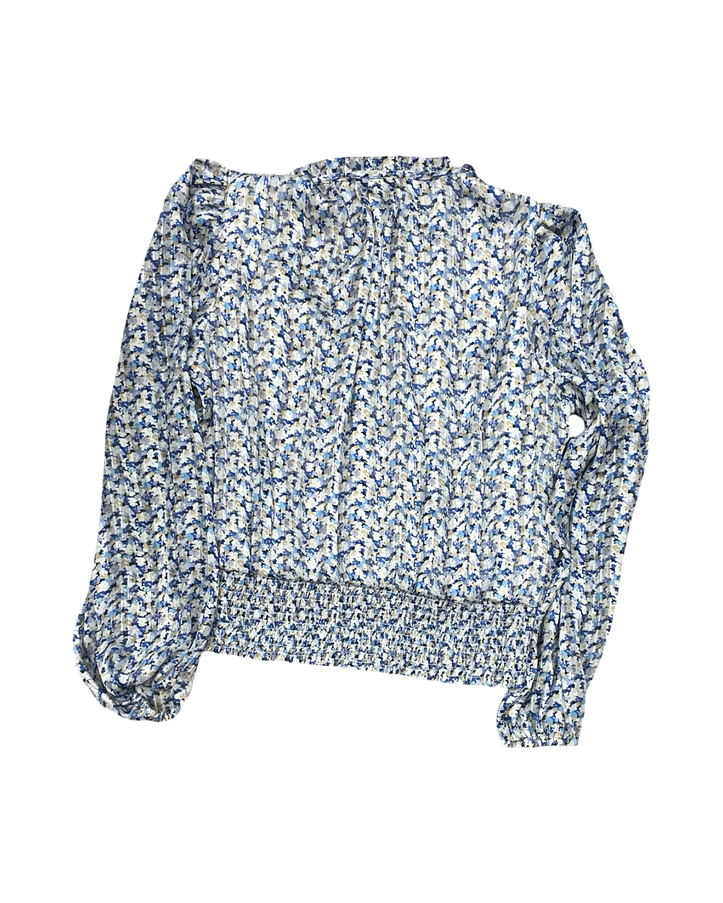 Top Ls By Tamara H In Blue & White, Size:Xl
