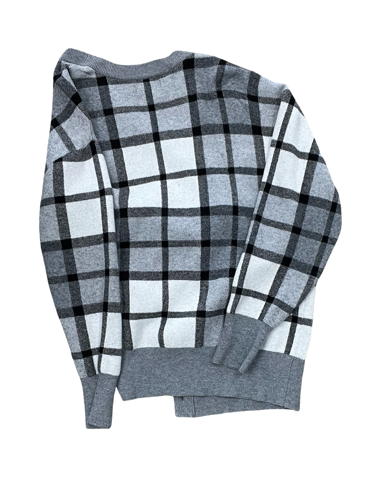 Cardigan By Rachel Zoe In Black & Grey, Size:Xl
