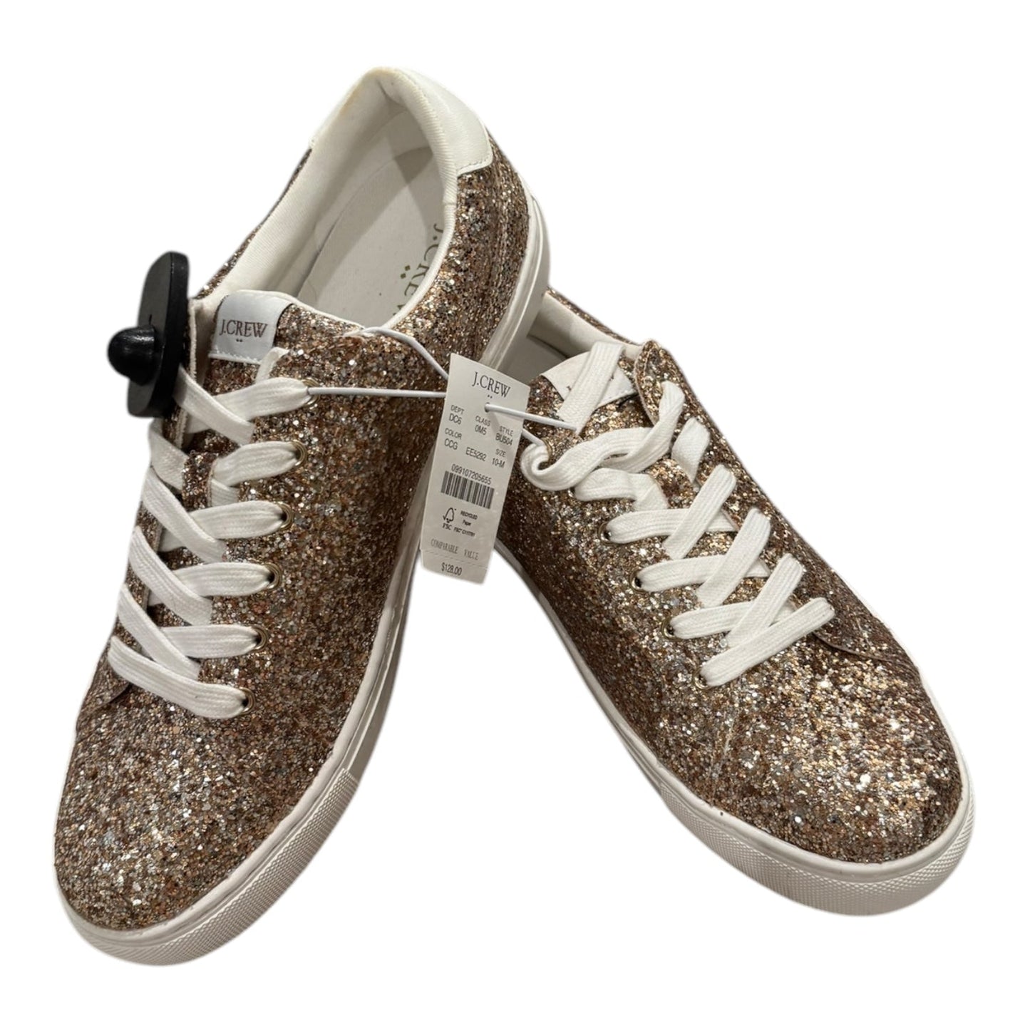 Shoes Sneakers By J. Crew In Rose Gold, Size:10