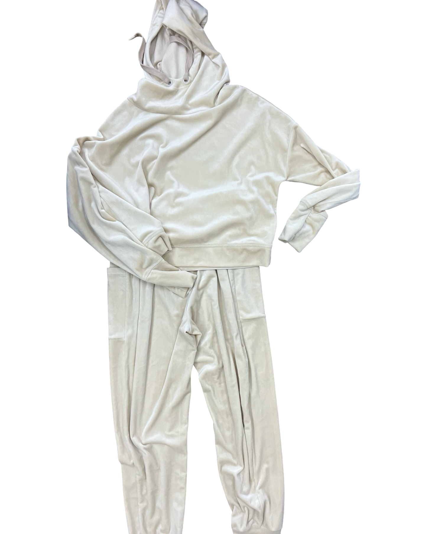 Pants Set 2Pc By Offline In Cream, Size:M