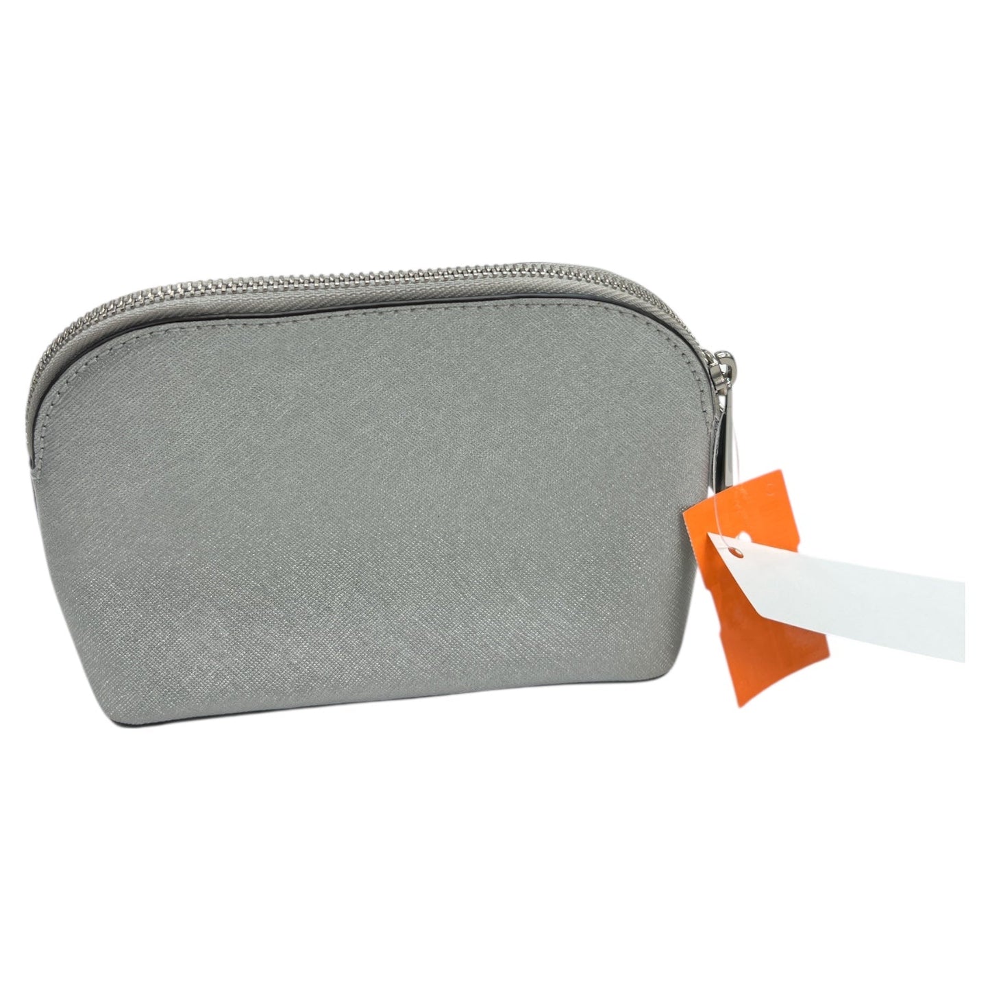 Makeup Bag Designer By Michael Kors In Silver, Size:Medium