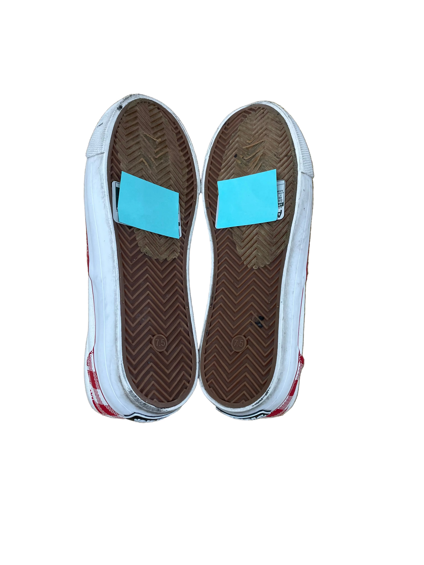 Shoes Sneakers Platform By Mudd In Red & White, Size:7.5