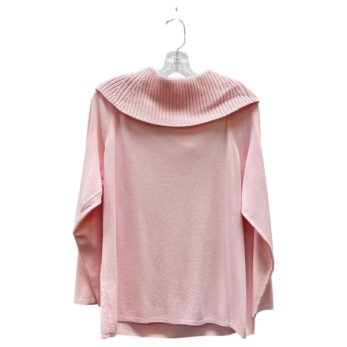 Sweater By Cj Banks In Pink, Size:1X