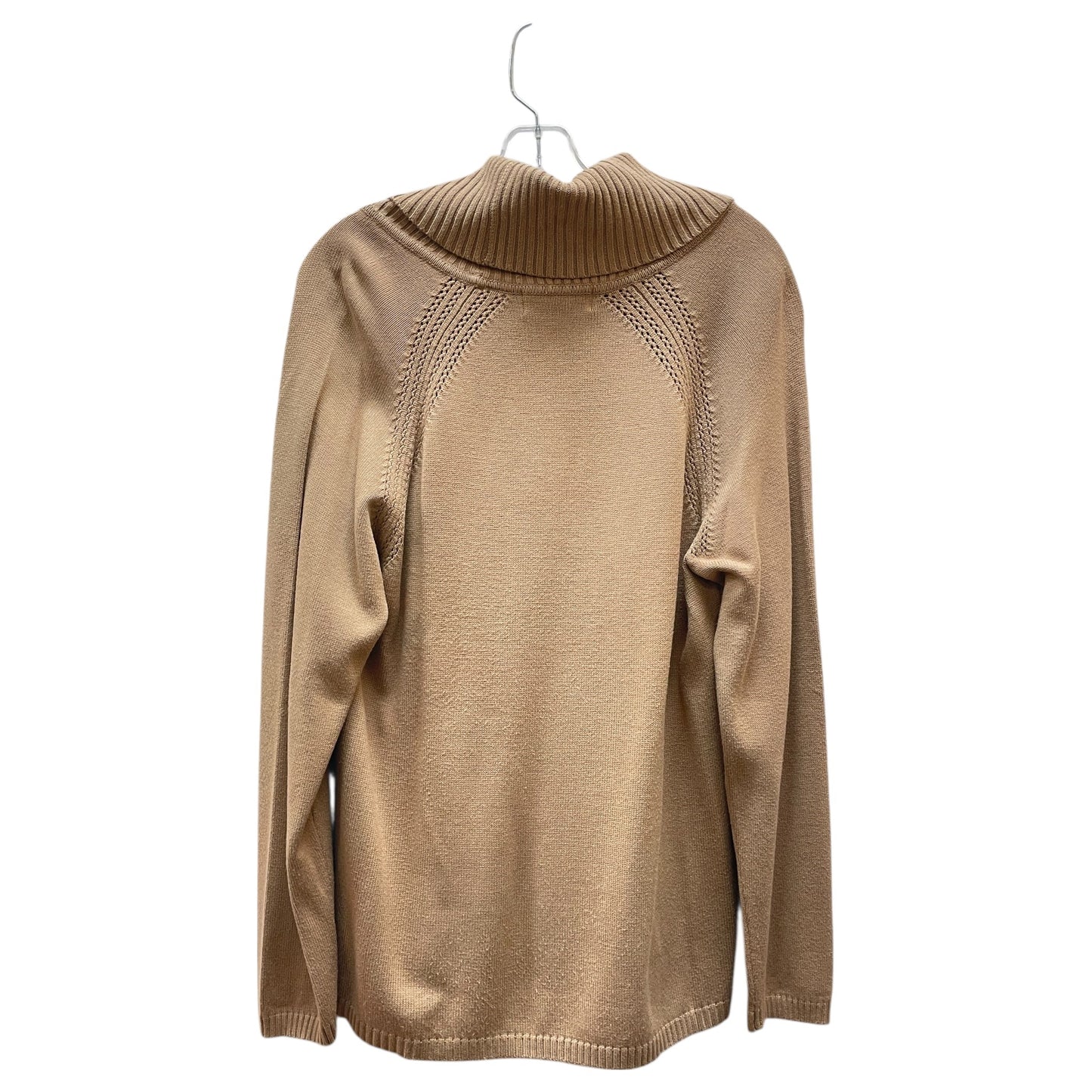 Sweater By Liz Claiborne In Tan, Size:Xl