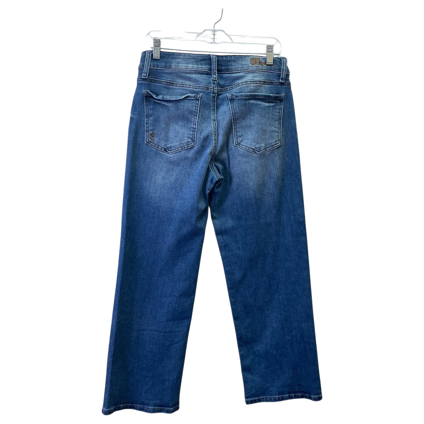 Jeans Wide Leg By Kut In Blue Denim, Size:8