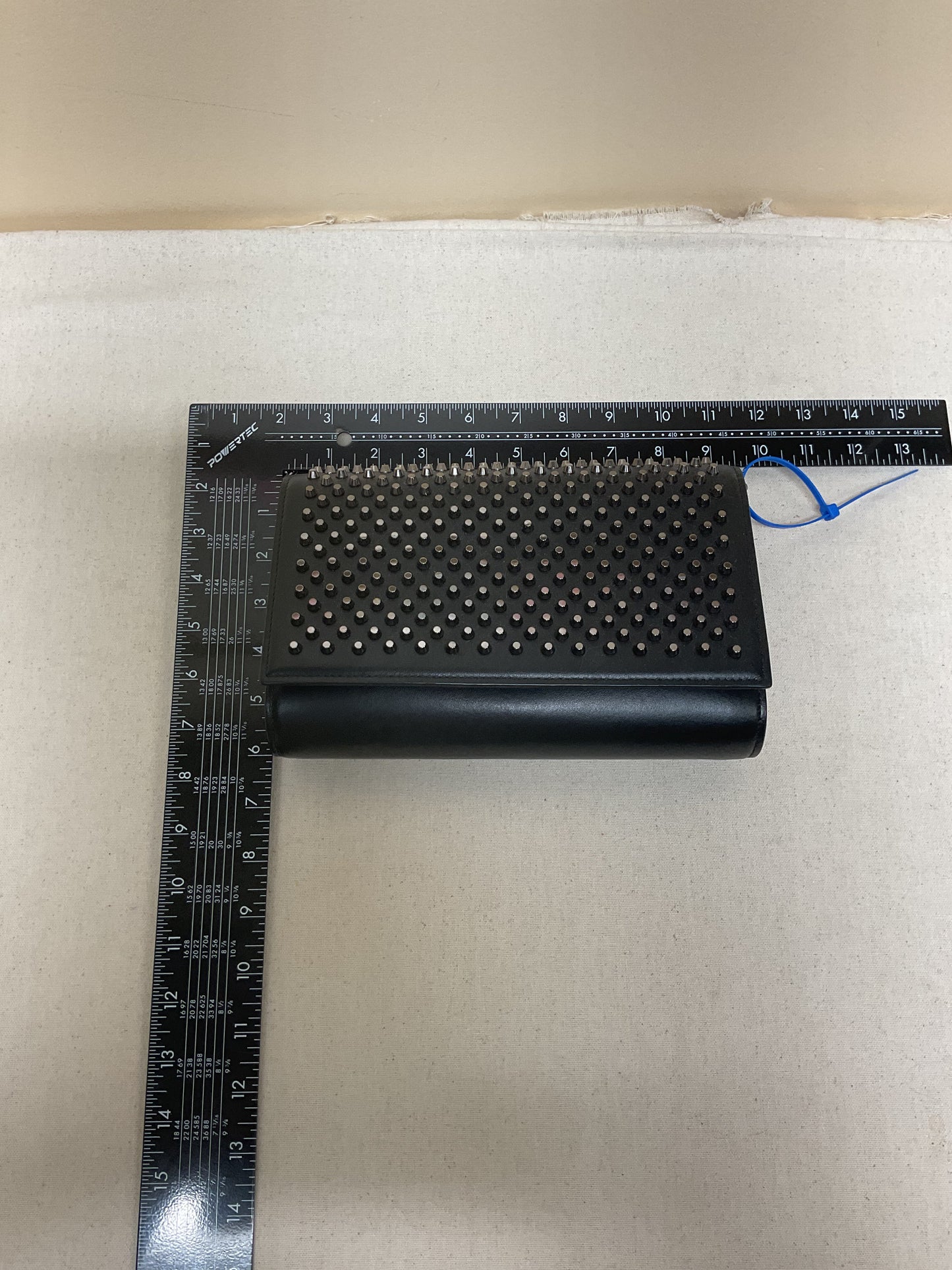 Crossbody Luxury Designer By Christian Louboutin In Black & Red, Size:Medium