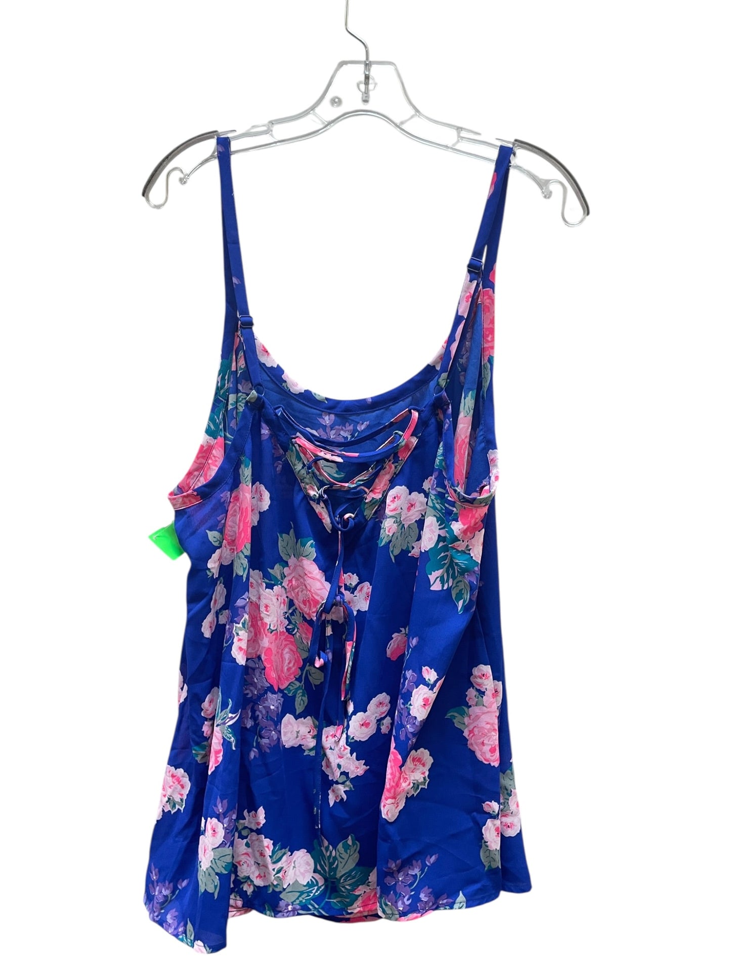 Blouse Sleeveless By Torrid In Floral Print, Size:2X