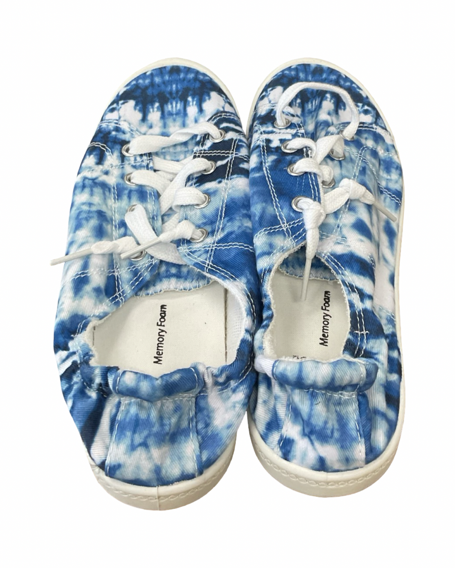 Shoes Sneakers By Bobbie Brooks In Blue & White, Size:8