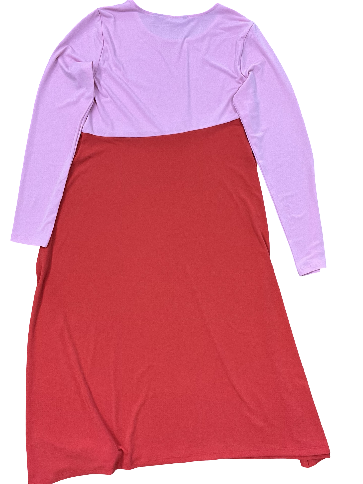 Dress Casual Midi By Clothes Mentor In Pink & Red, Size:S