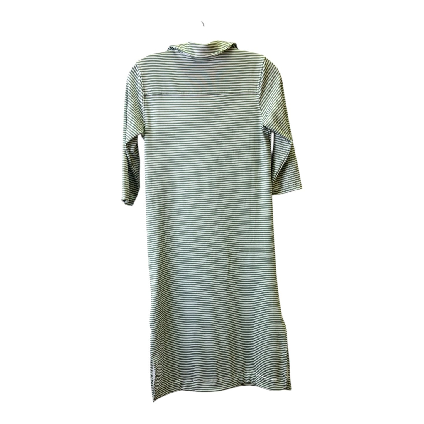 Dress Casual Short By Vineyard Vines In Green & White, Size:Xxs