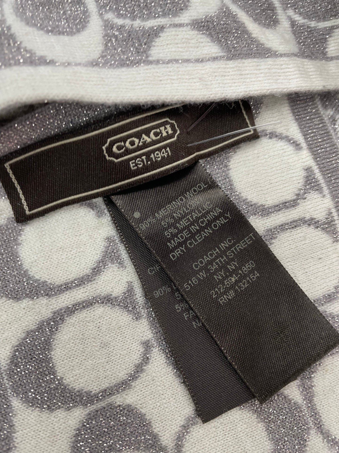 Scarf Designer By Coach