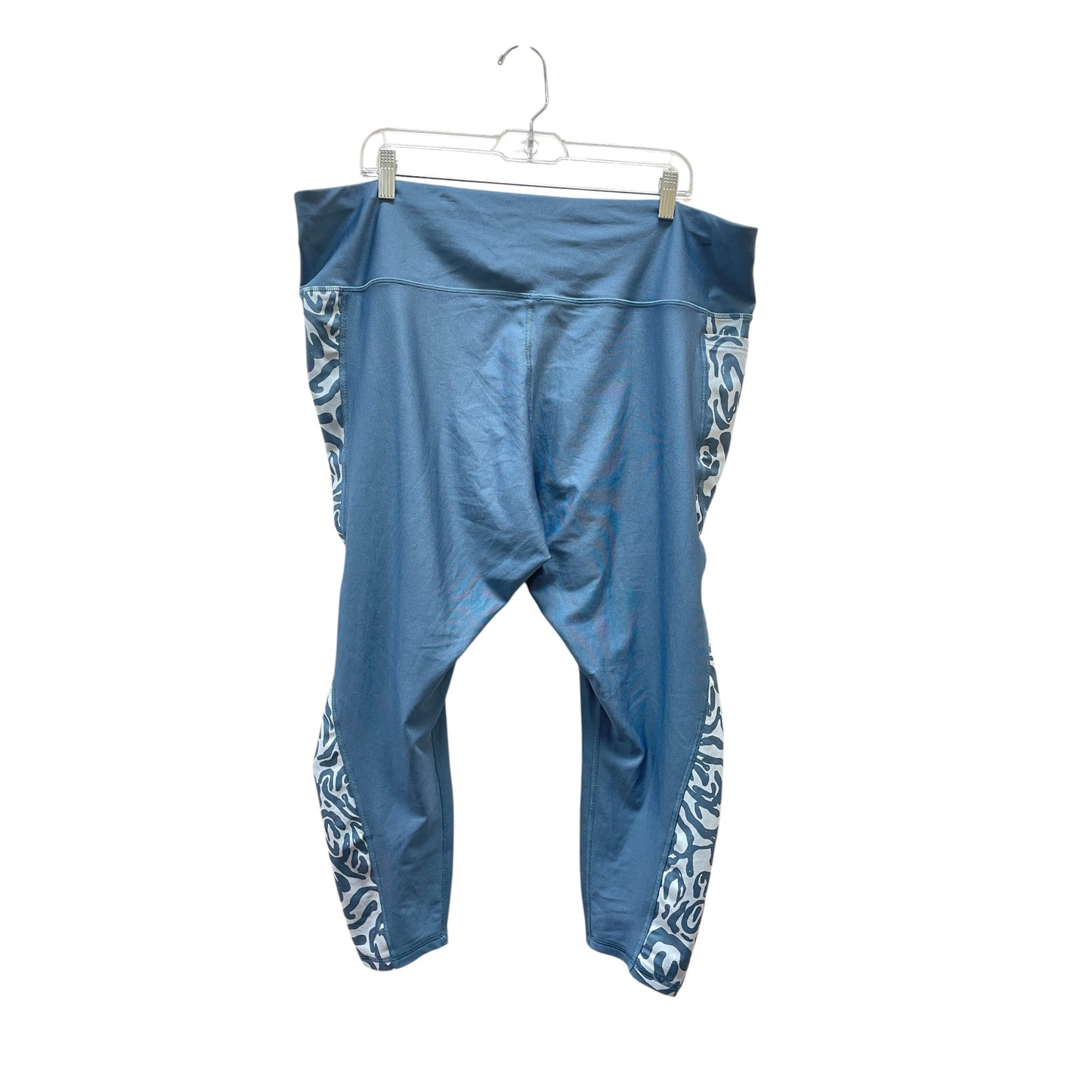 Athletic Leggings By Under Armour In Blue, Size:3X