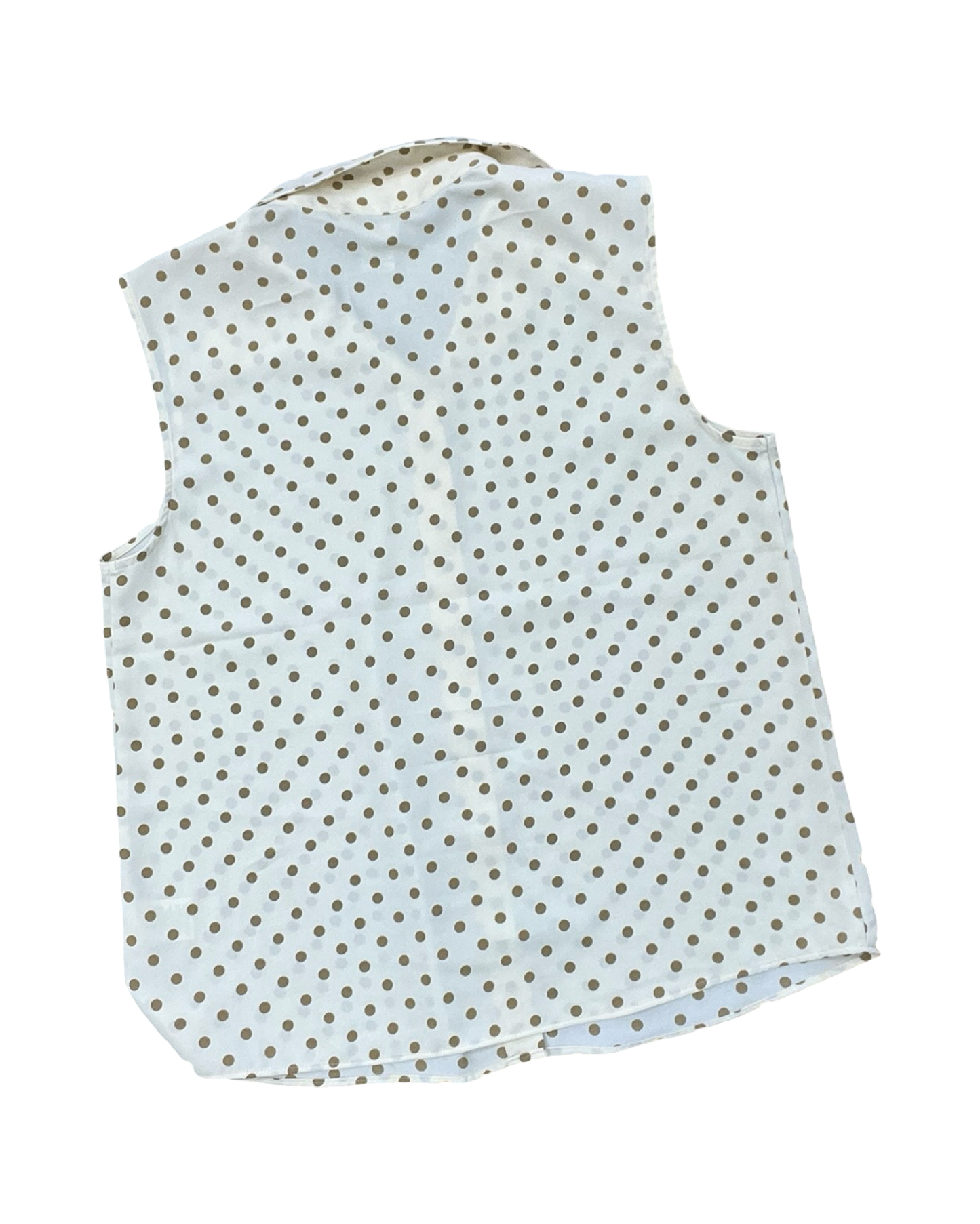 Blouse Sleeveless By Rachel Zoe In Cream & Tan, Size:M