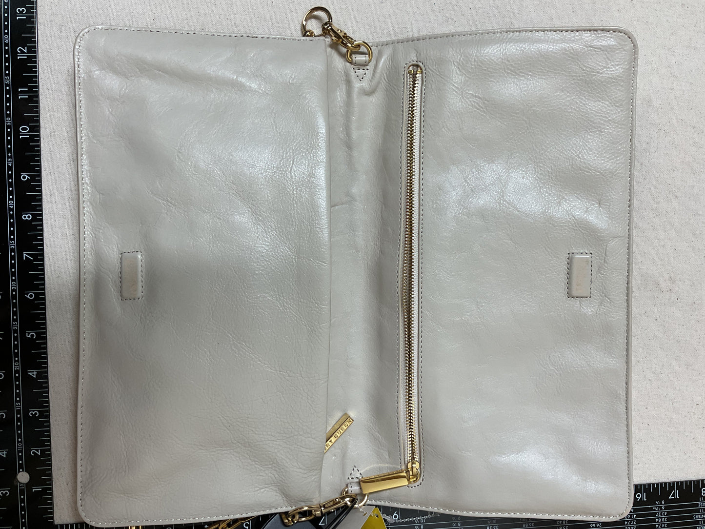 Handbag Designer By Tory Burch In Tan, Size:Medium