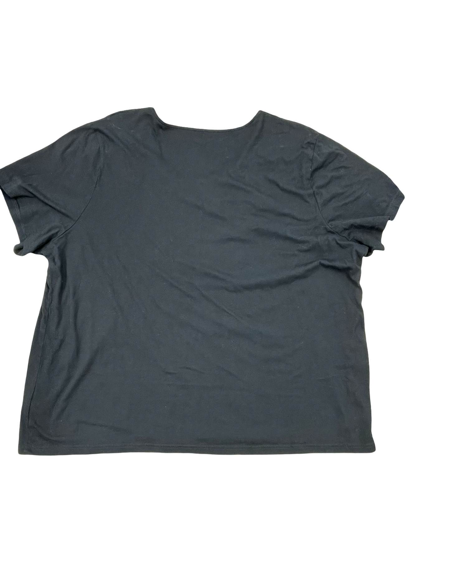 Top Ss By Croft And Barrow In Black, Size:3X