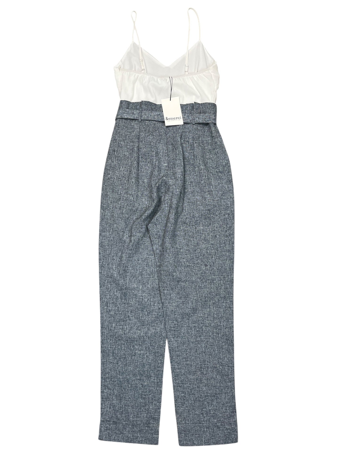 Jumpsuit By &Merci In Grey & White, Size:S