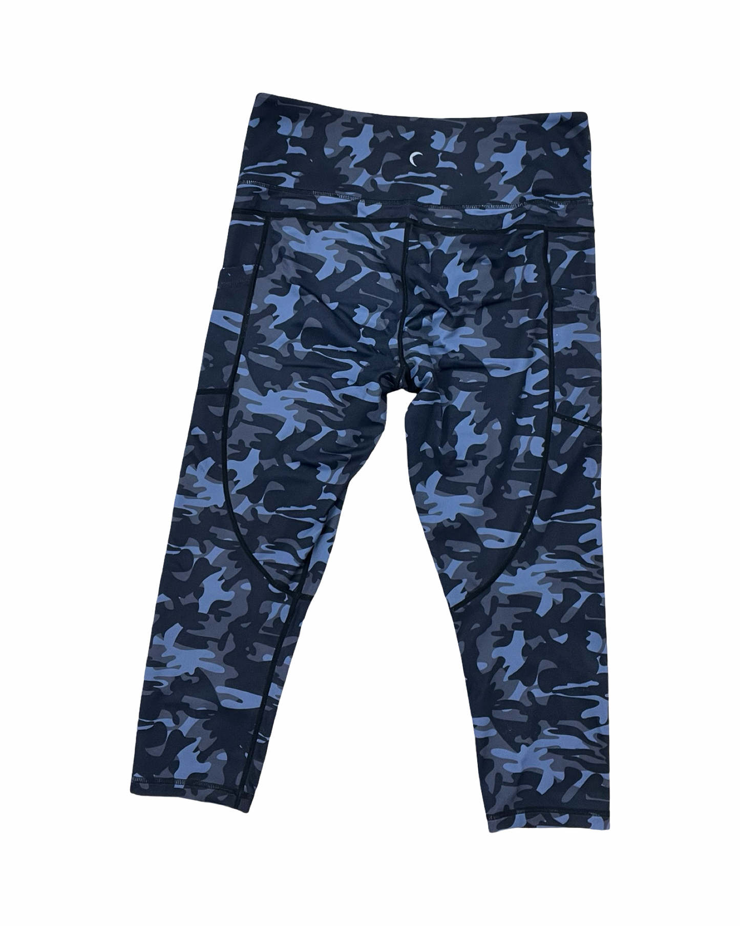 Athletic Leggings Capris By Zyia In Camouflage Print, Size:L