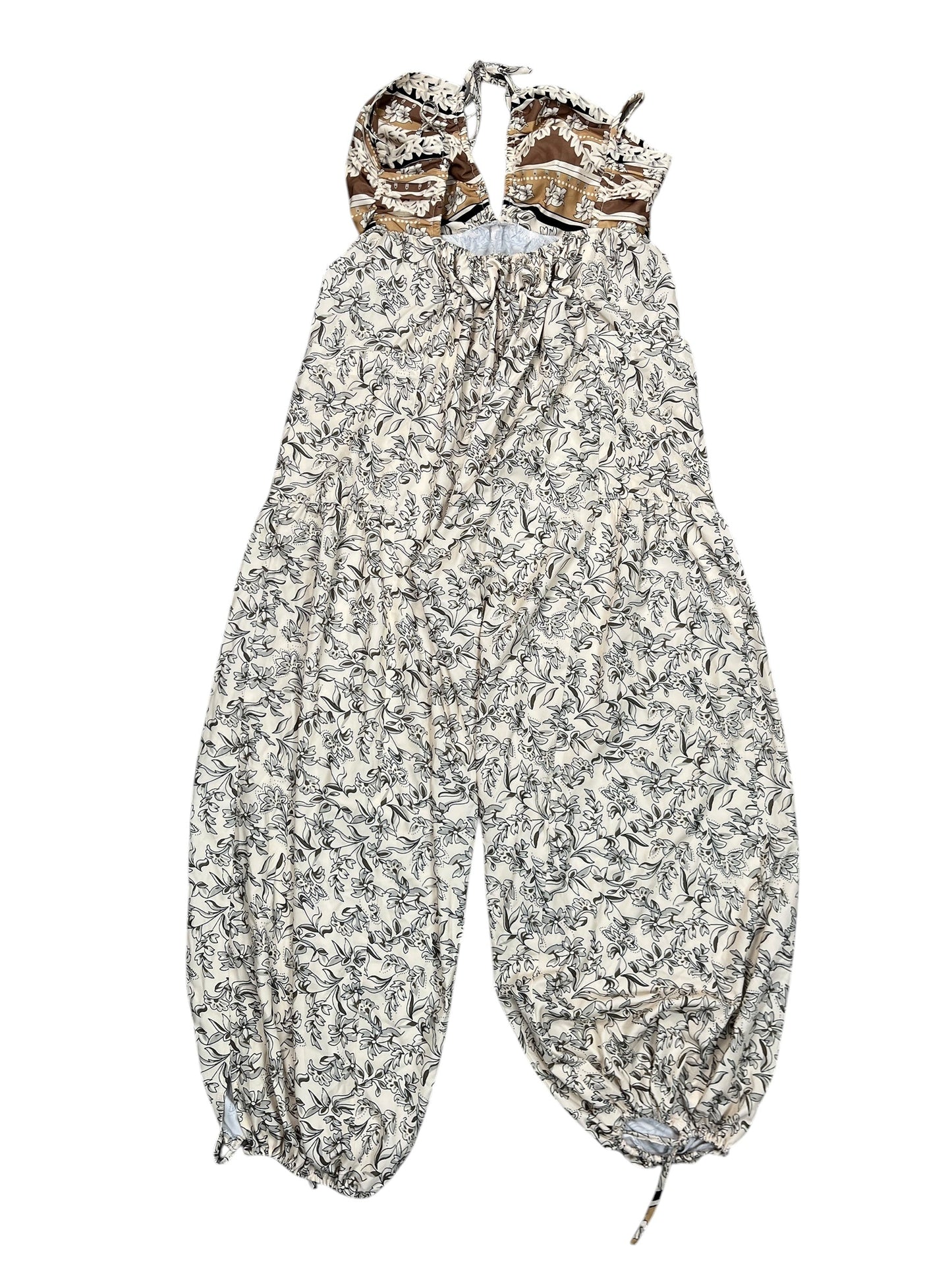 Jumpsuit By Davi & Dani In Tan, Size:S