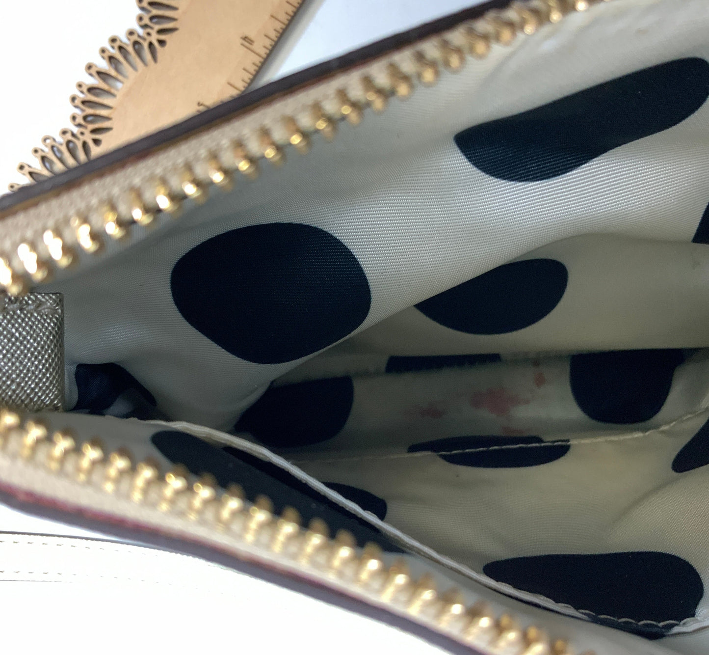 Crossbody Designer By Kate Spade In Gold, Size:Small