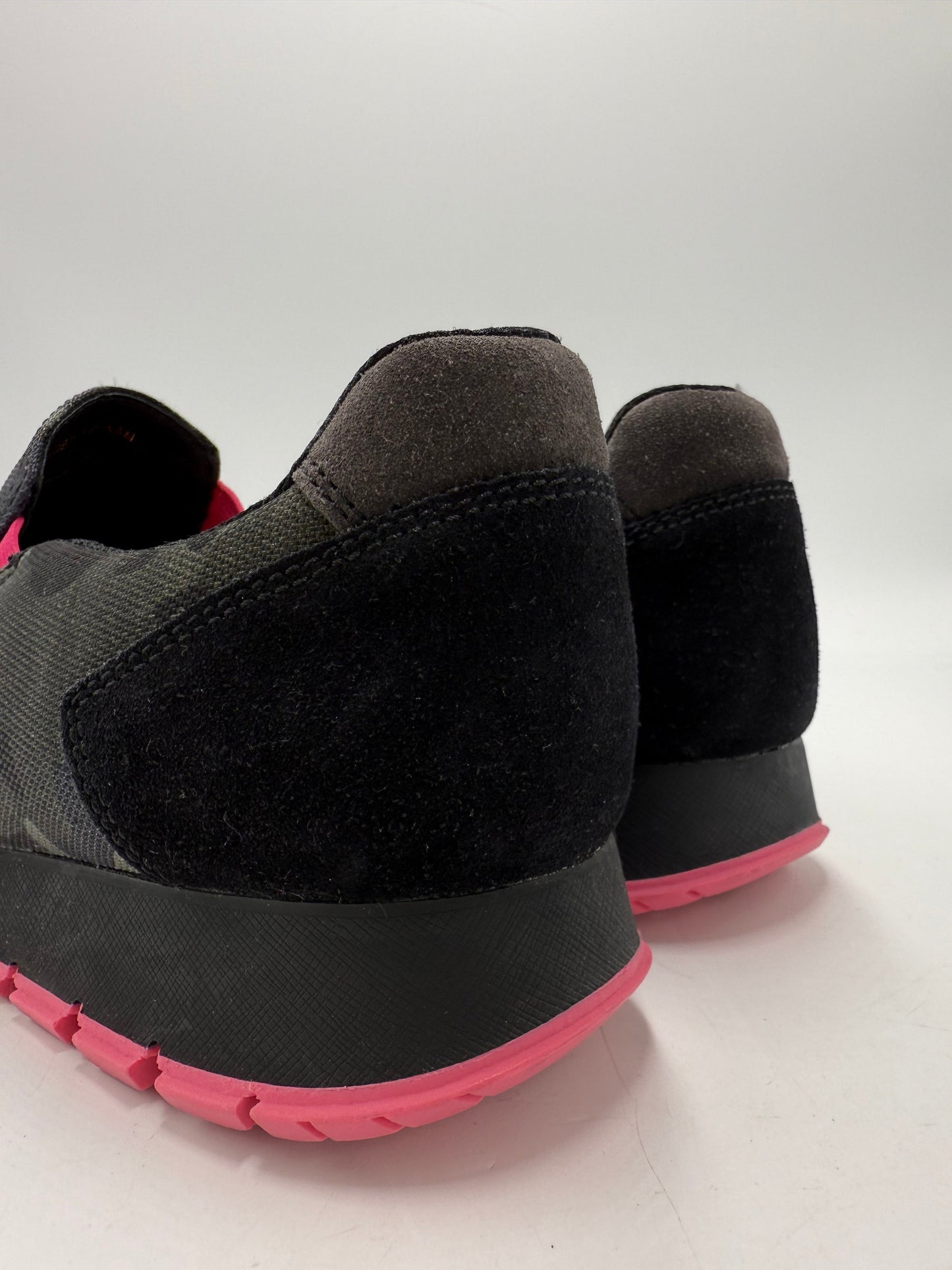 Prada Como Print Slip-On Luxury Sneaker / Shoes, Size: 9