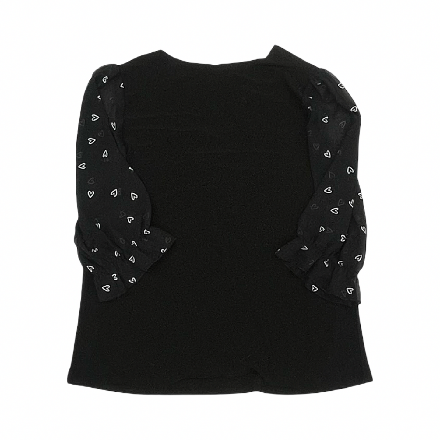 Blouse Ss By Atelier In Black & Cream, Size:Xl