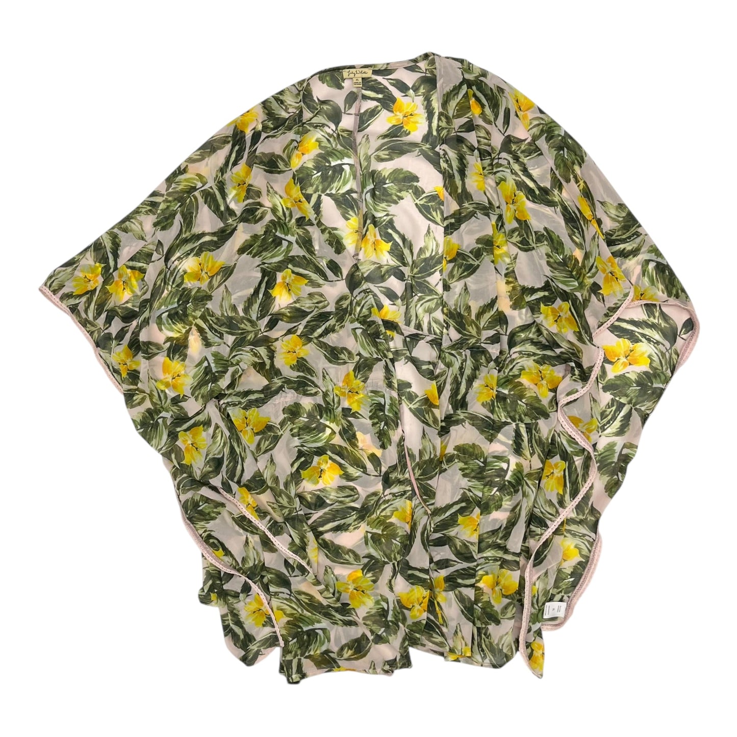 Swimwear Cover-Up By Lily White In Floral Print, Size:Xl