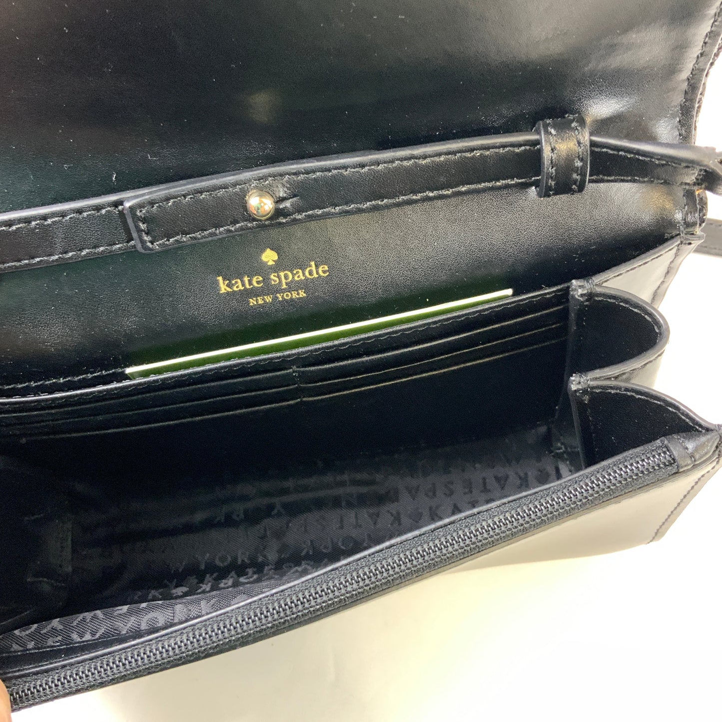 Crossbody Designer By Kate Spade In Black, Size:Small