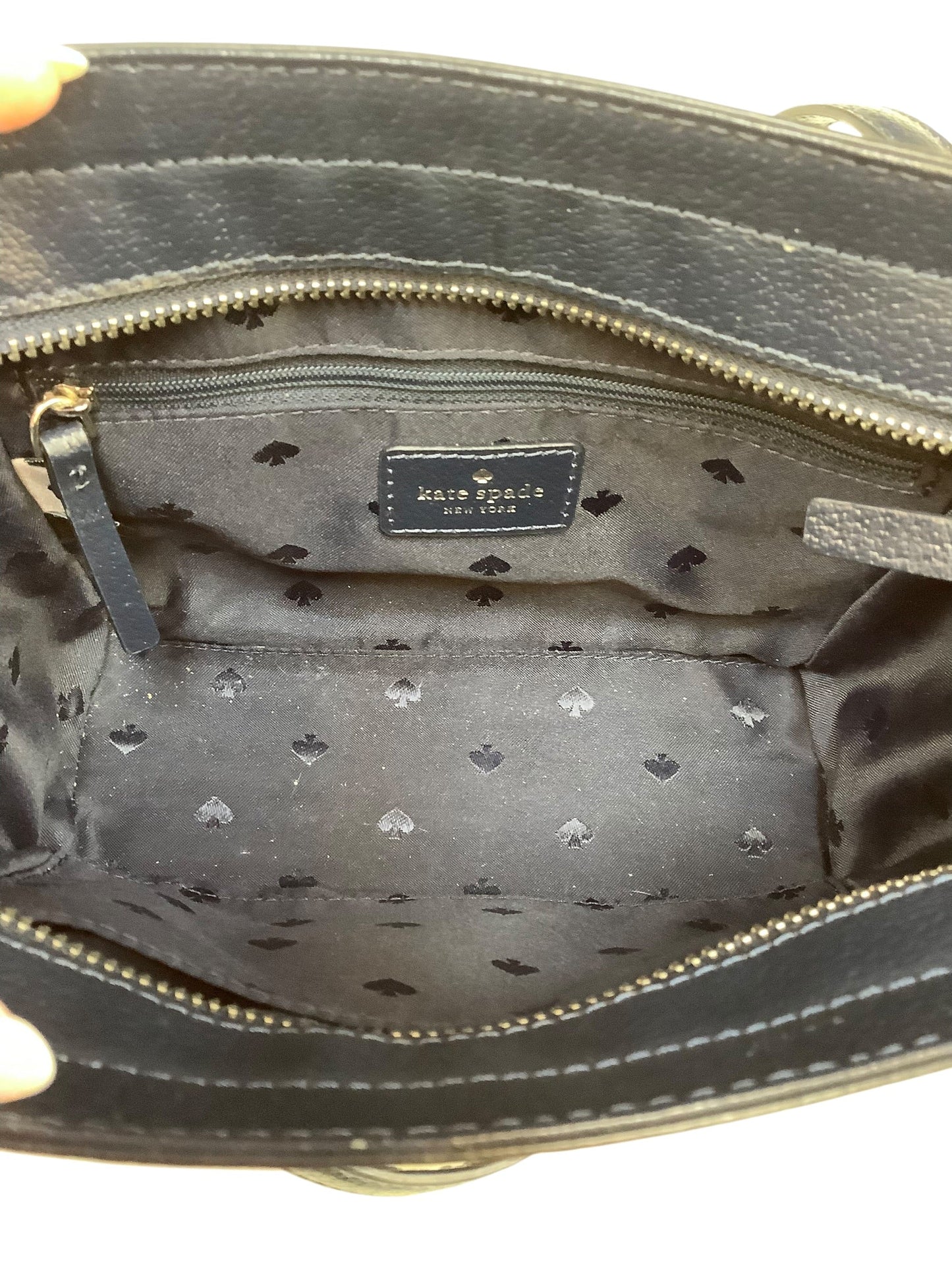 Handbag Designer By Kate Spade In Navy, Size:Small